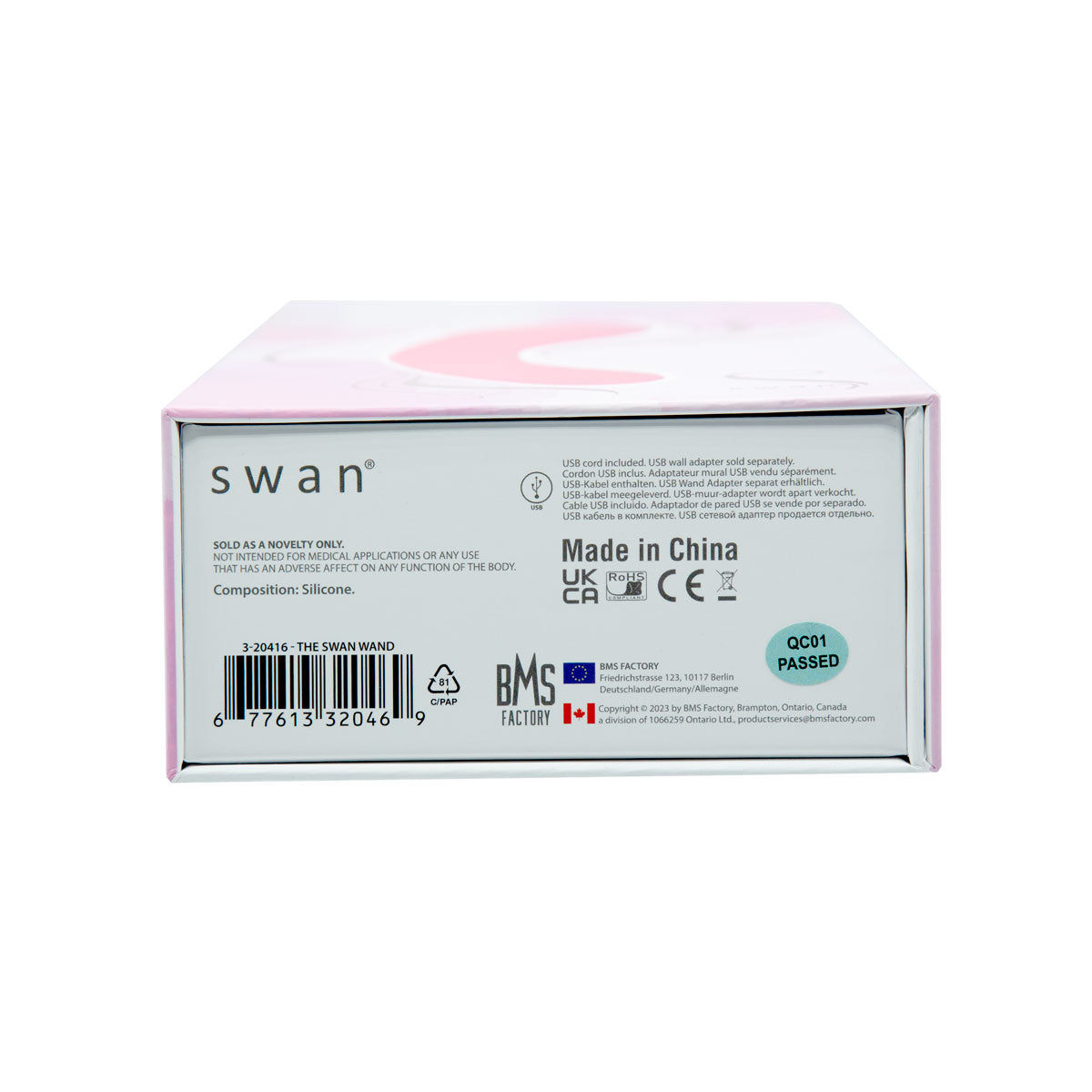 Swan Wand - Pink - Swan Vibes