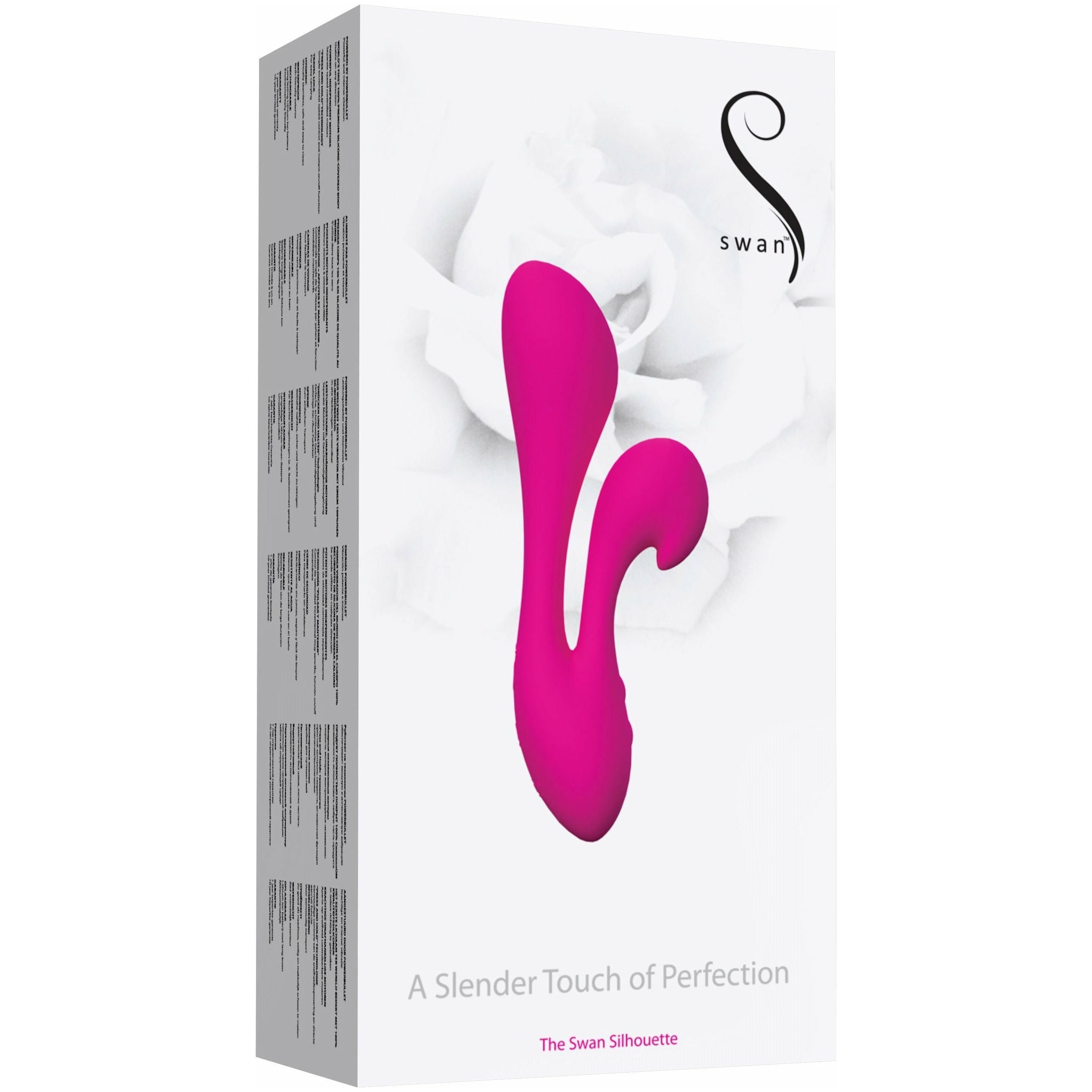 The Swan Silhouette - Dual Vibrator - Rechargeable - Pink - Swan Vibes