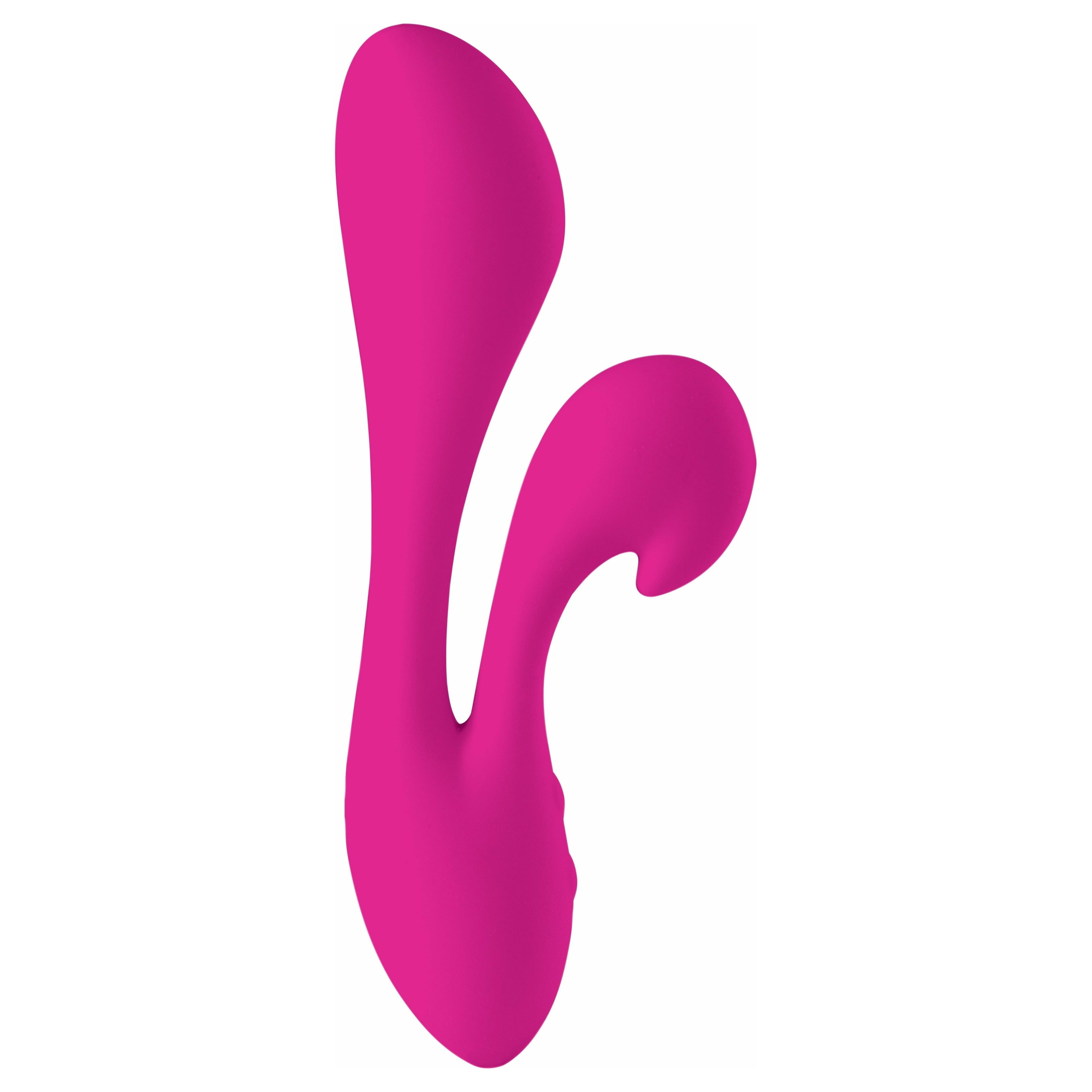 The Swan Silhouette - Dual Vibrator - Rechargeable - Pink - Swan Vibes