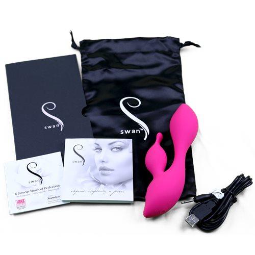 The Cygnet Swan® - Clitoral & G-spot Vibrator - Pink - Swan Vibes