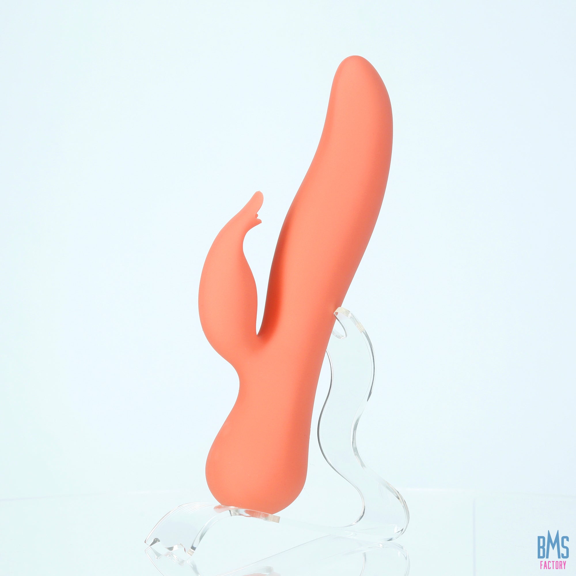The Blossom Swan® Dual Action Vibrator - Coral - Swan Vibes