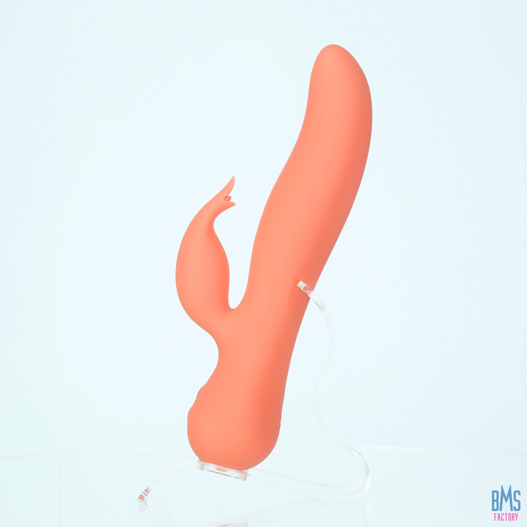 The Blossom Swan® Dual Action Vibrator - Coral - Swan Vibes