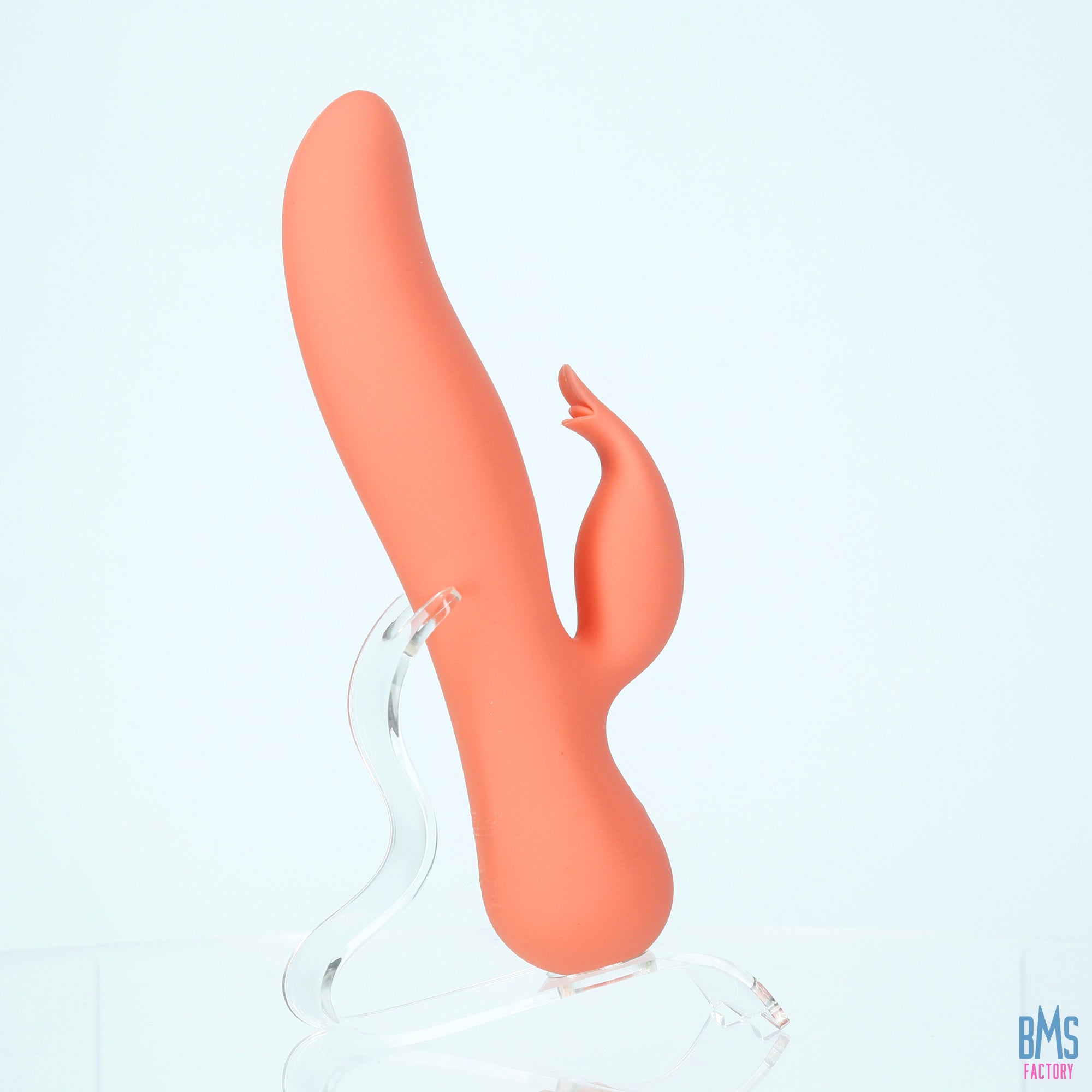 The Blossom Swan® Dual Action Vibrator - Coral - Swan Vibes