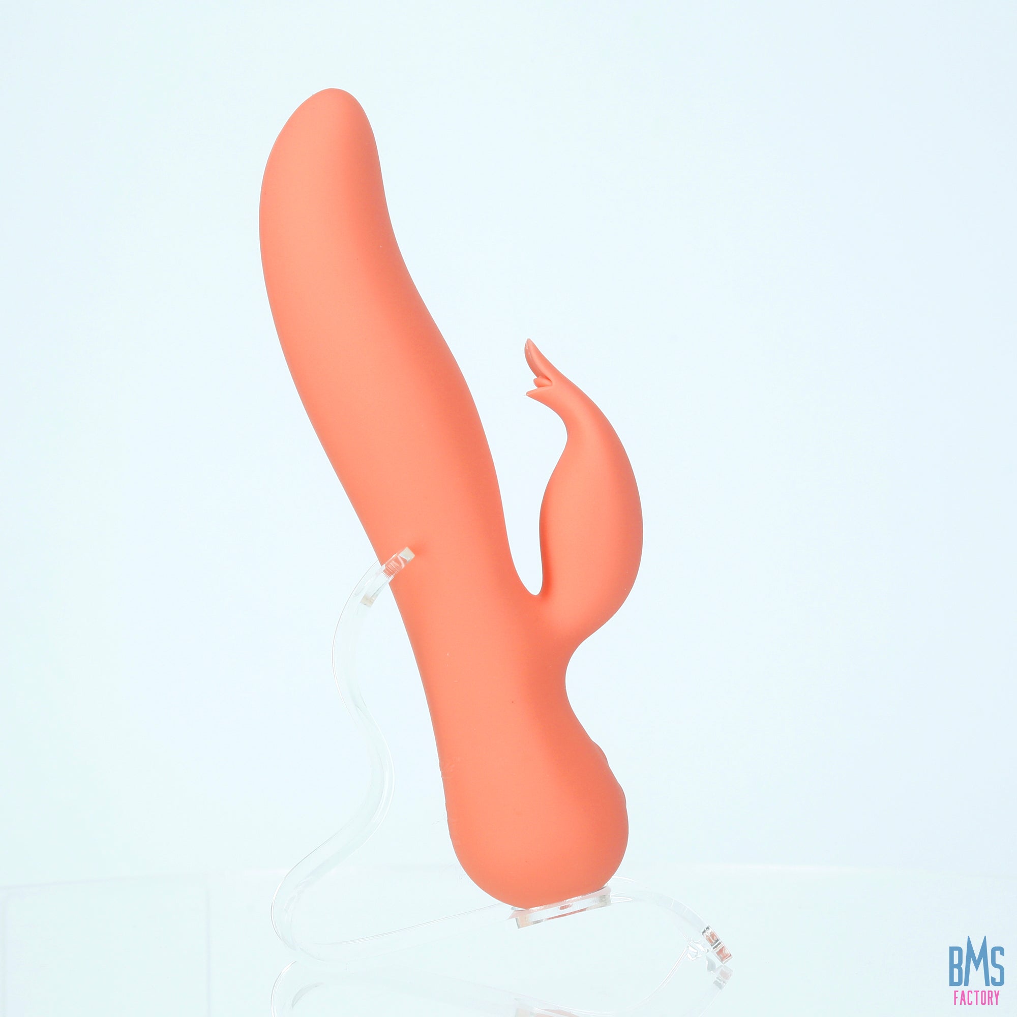 The Blossom Swan® Dual Action Vibrator - Coral - Swan Vibes