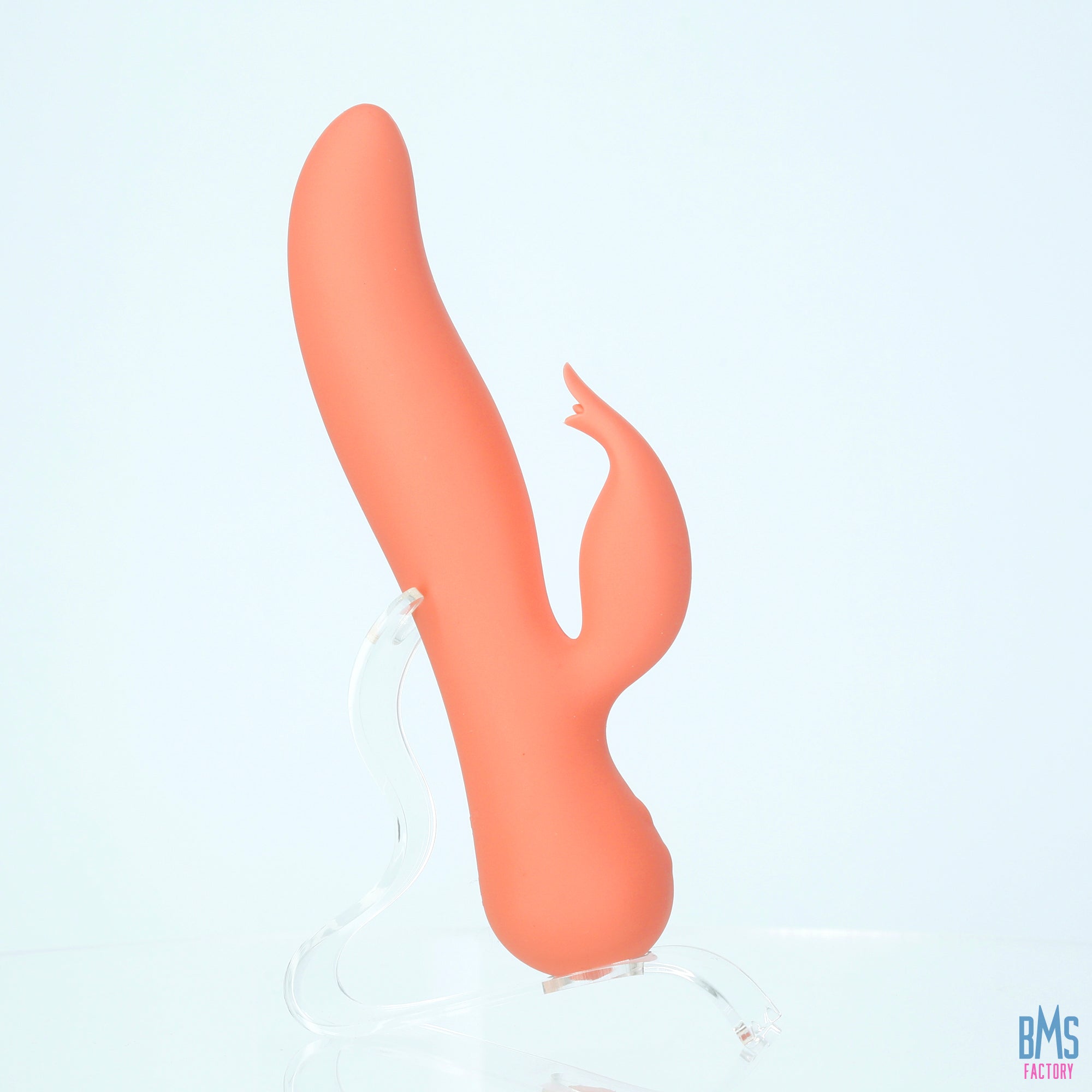 The Blossom Swan® Dual Action Vibrator - Coral - Swan Vibes