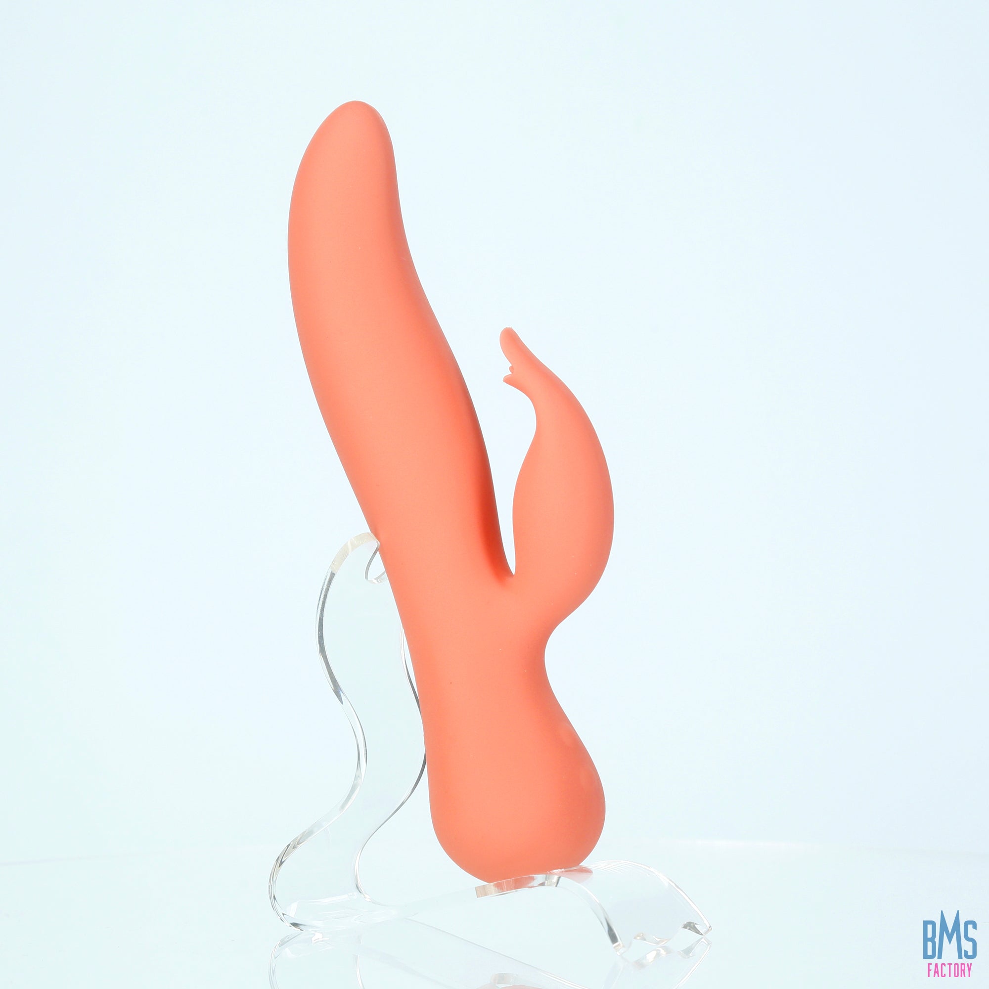 The Blossom Swan® Dual Action Vibrator - Coral - Swan Vibes
