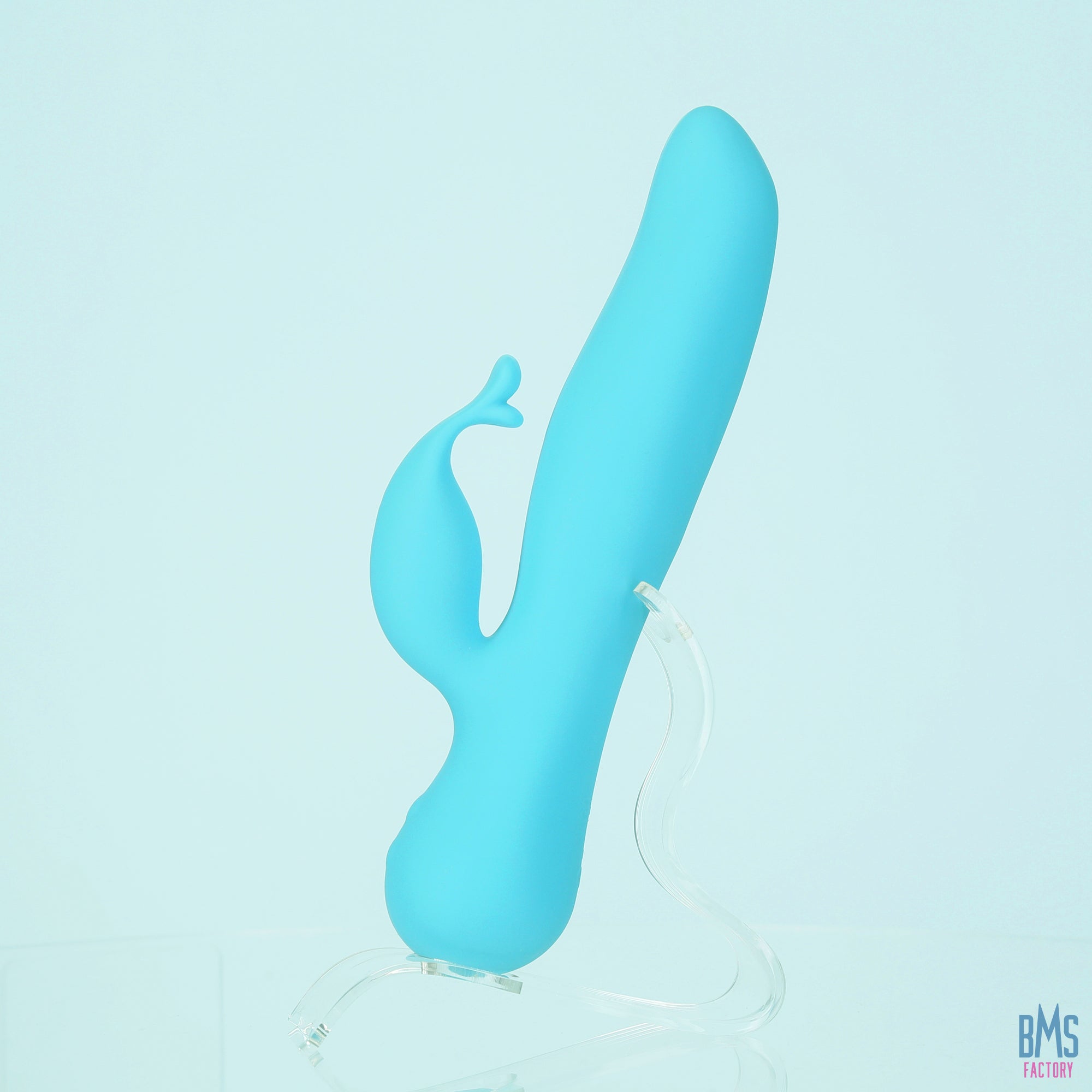 The Kissing Swan® Dual Action Vibrator - Blue - Swan Vibes