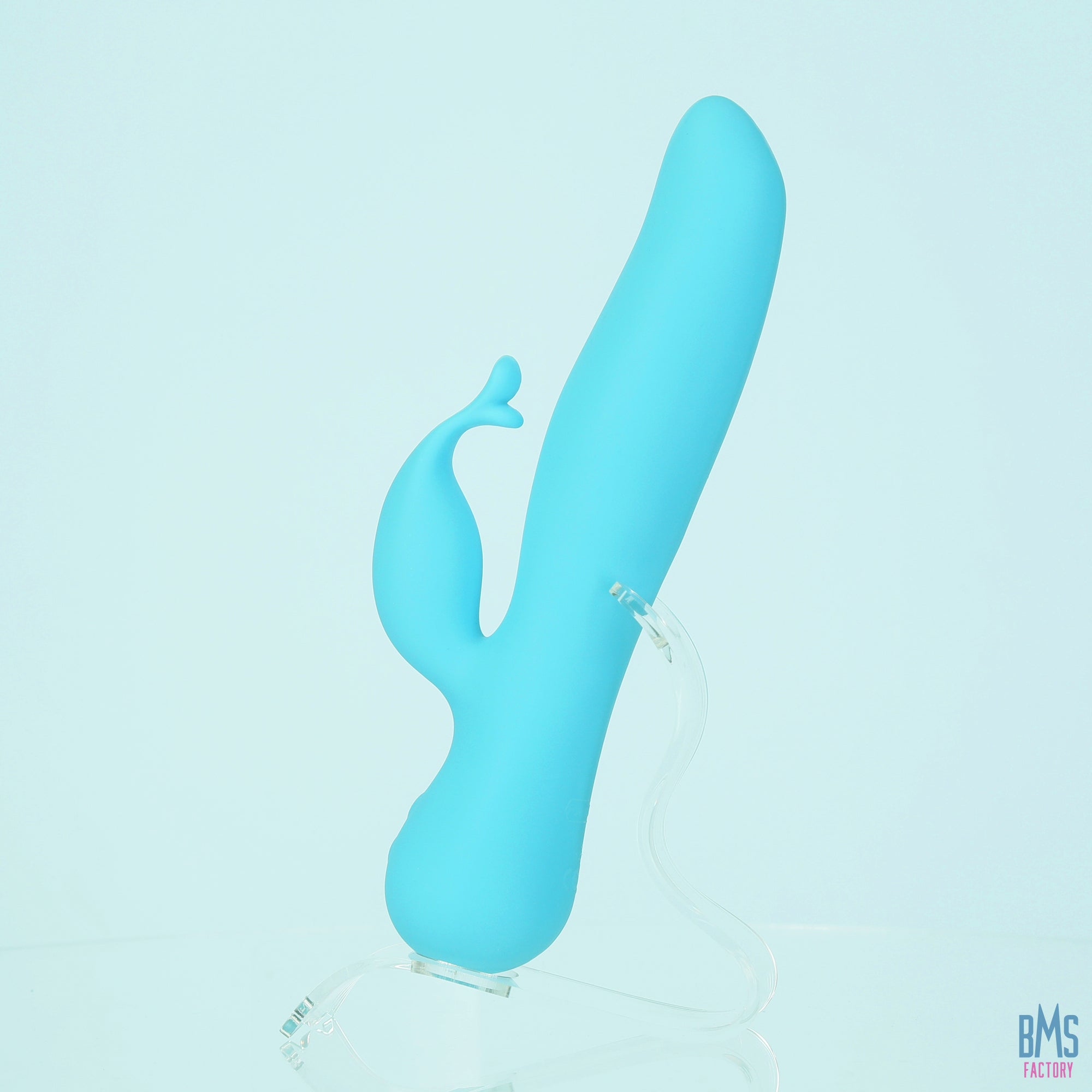 The Kissing Swan® Dual Action Vibrator - Blue - Swan Vibes