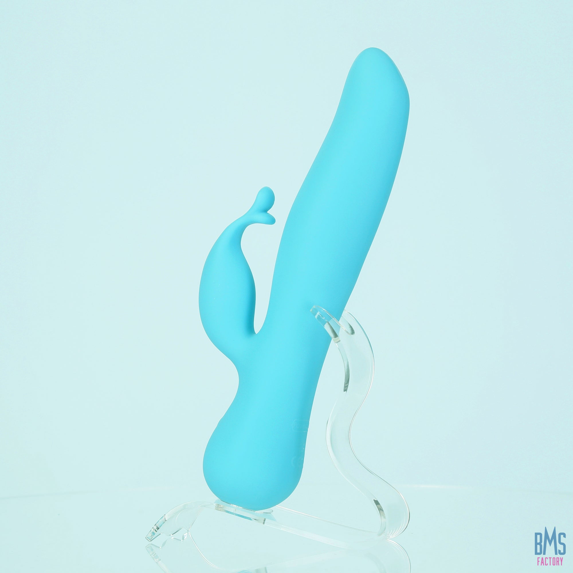 The Kissing Swan® Dual Action Vibrator - Blue - Swan Vibes