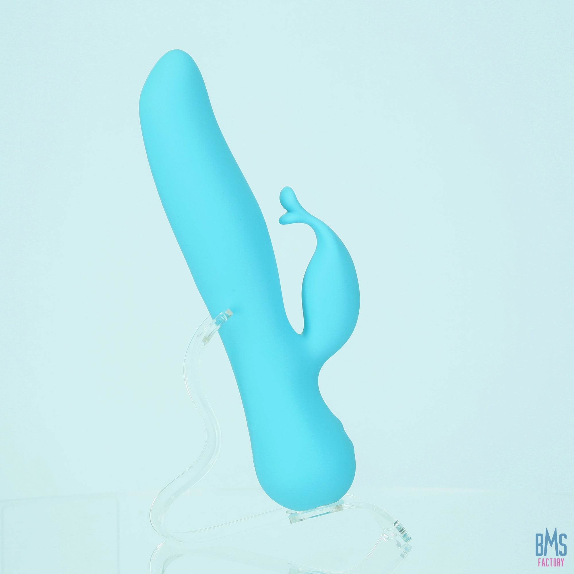 The Kissing Swan® Dual Action Vibrator - Blue - Swan Vibes
