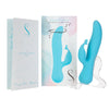 The Kissing Swan® Dual Action Vibrator -  Blue - Swan Vibes