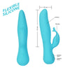 The Kissing Swan® Dual Action Vibrator -  Blue - Swan Vibes