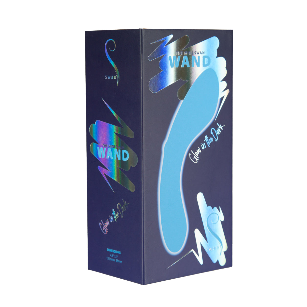 Swan® - The Mini Swan® Wand - Glow in the Dark - Blue - Swan Vibes