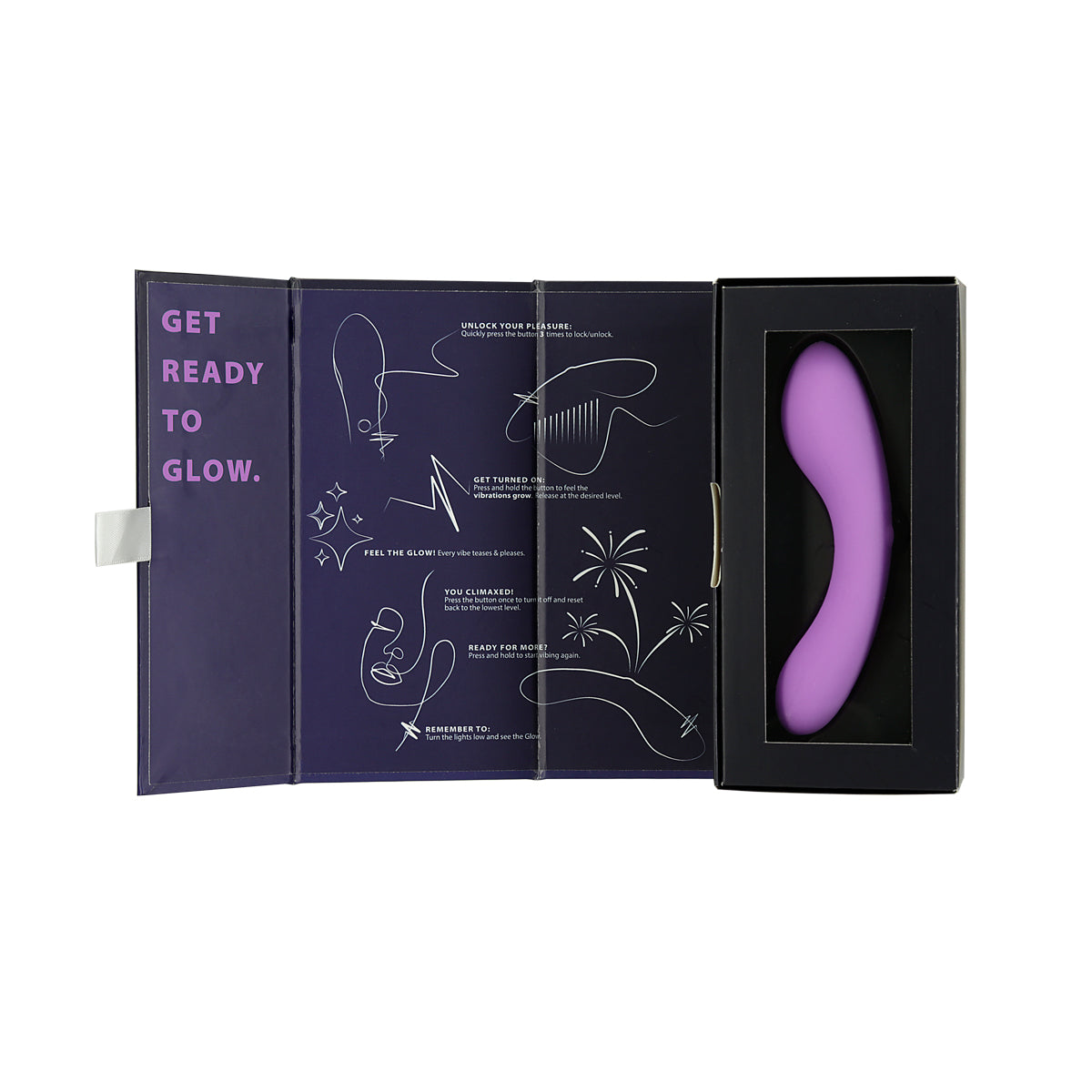 Swan® - The Mini Swan® Wand - Glow in the Dark - Purple - Swan Vibes