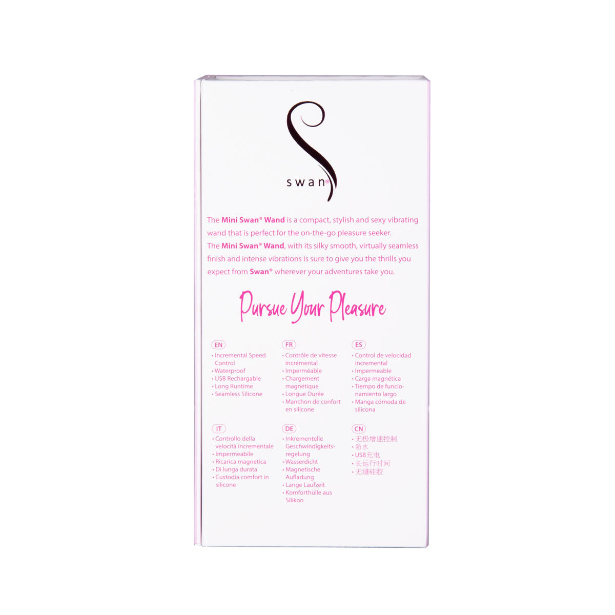 Mini Swan Wand - Pink - Swan Vibes