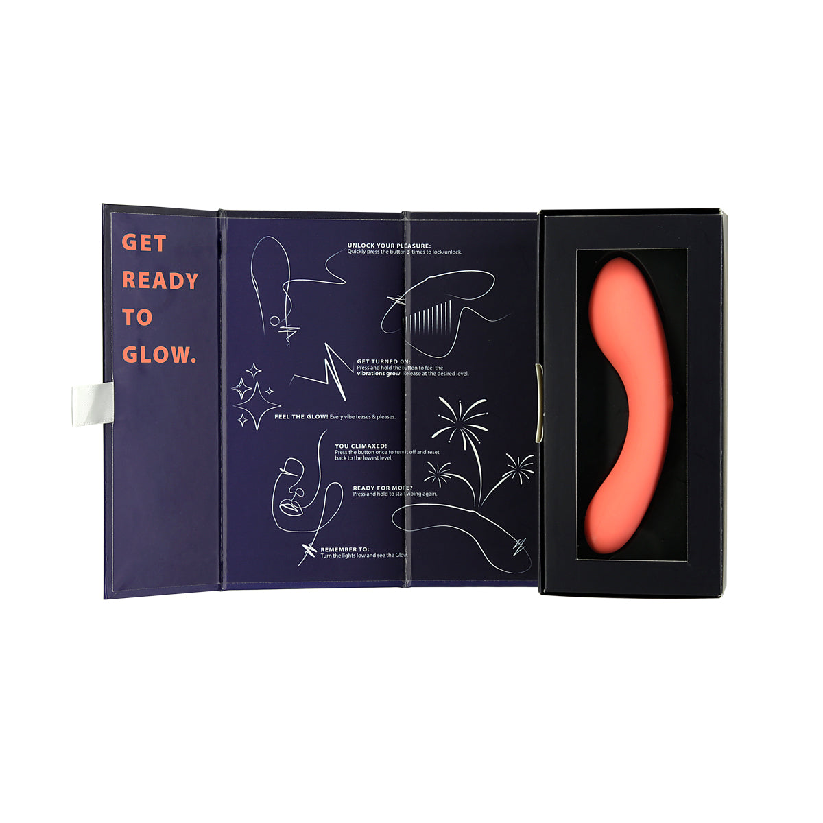 Swan® - The Mini Swan® Wand - Glow in the Dark - Orange - Swan Vibes