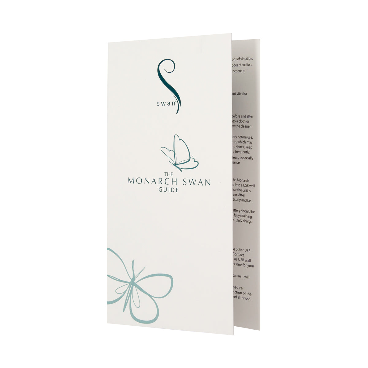 The Monarch Swan®- Transform With A Twist Vibrator & Stimulator - Teal - Swan Vibes