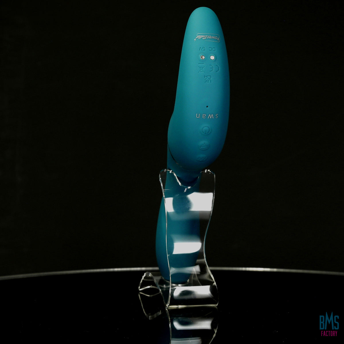 The Monarch Swan®- Transform With A Twist Vibrator & Stimulator - Teal - Swan Vibes