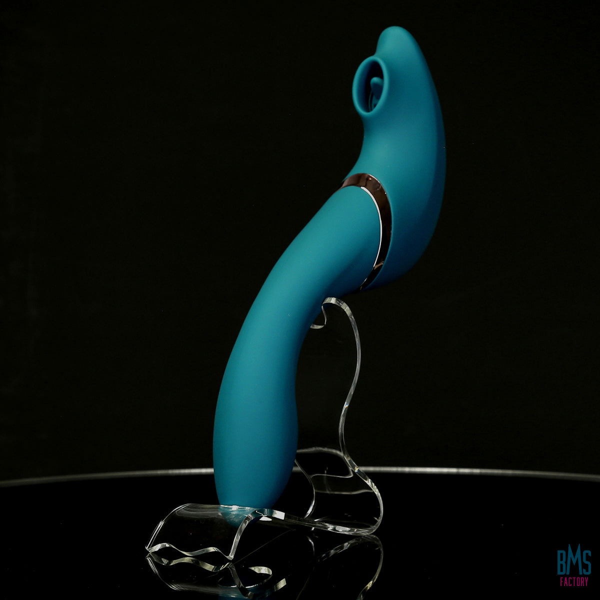 The Monarch Swan®- Transform With A Twist Vibrator & Stimulator - Teal - Swan Vibes