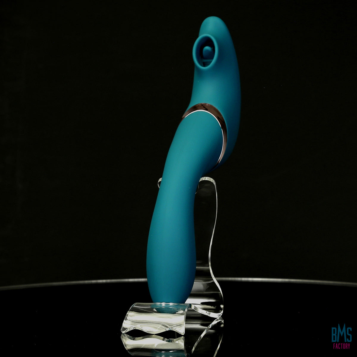 The Monarch Swan®- Transform With A Twist Vibrator & Stimulator - Teal - Swan Vibes