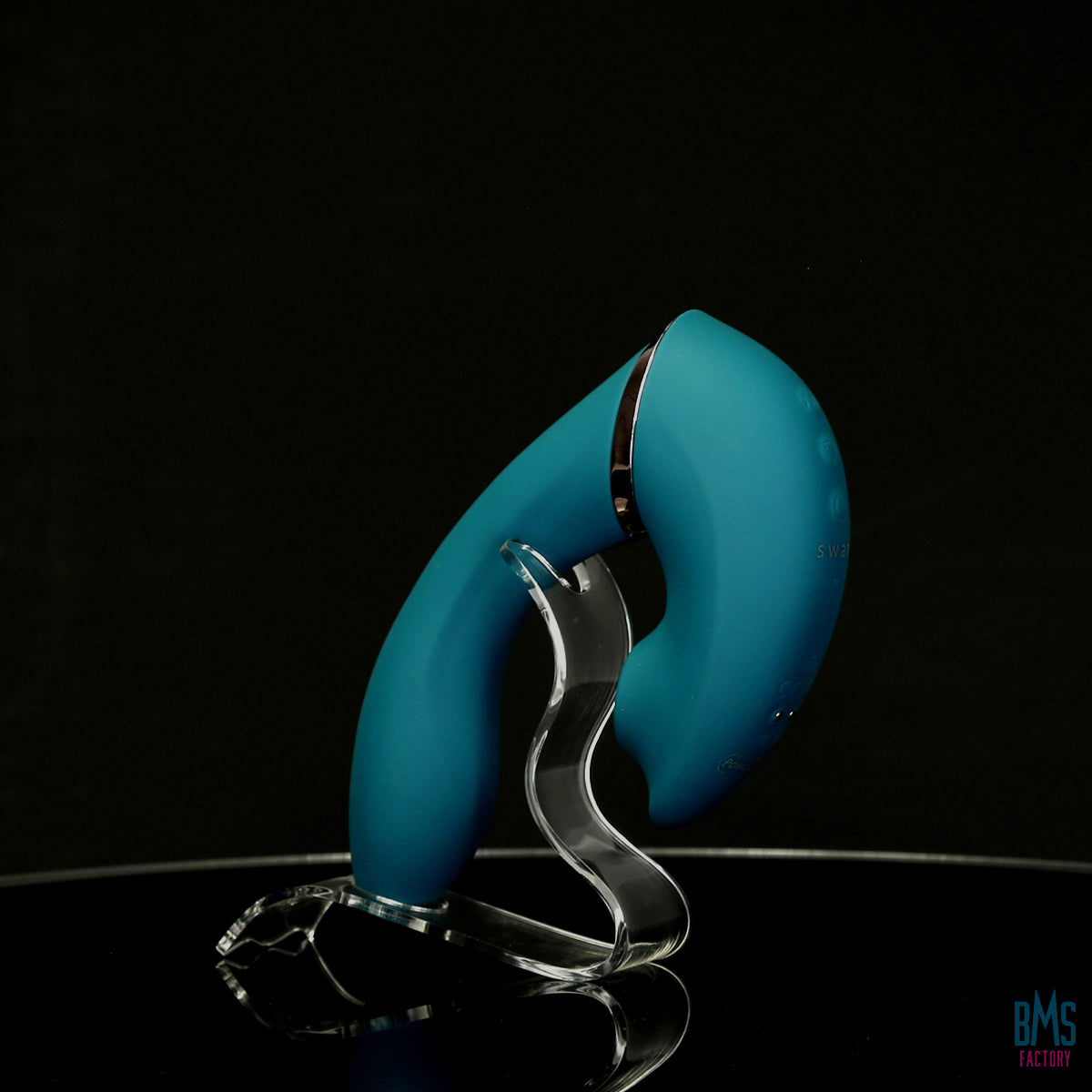 The Monarch Swan®- Transform With A Twist Vibrator & Stimulator - Teal - Swan Vibes