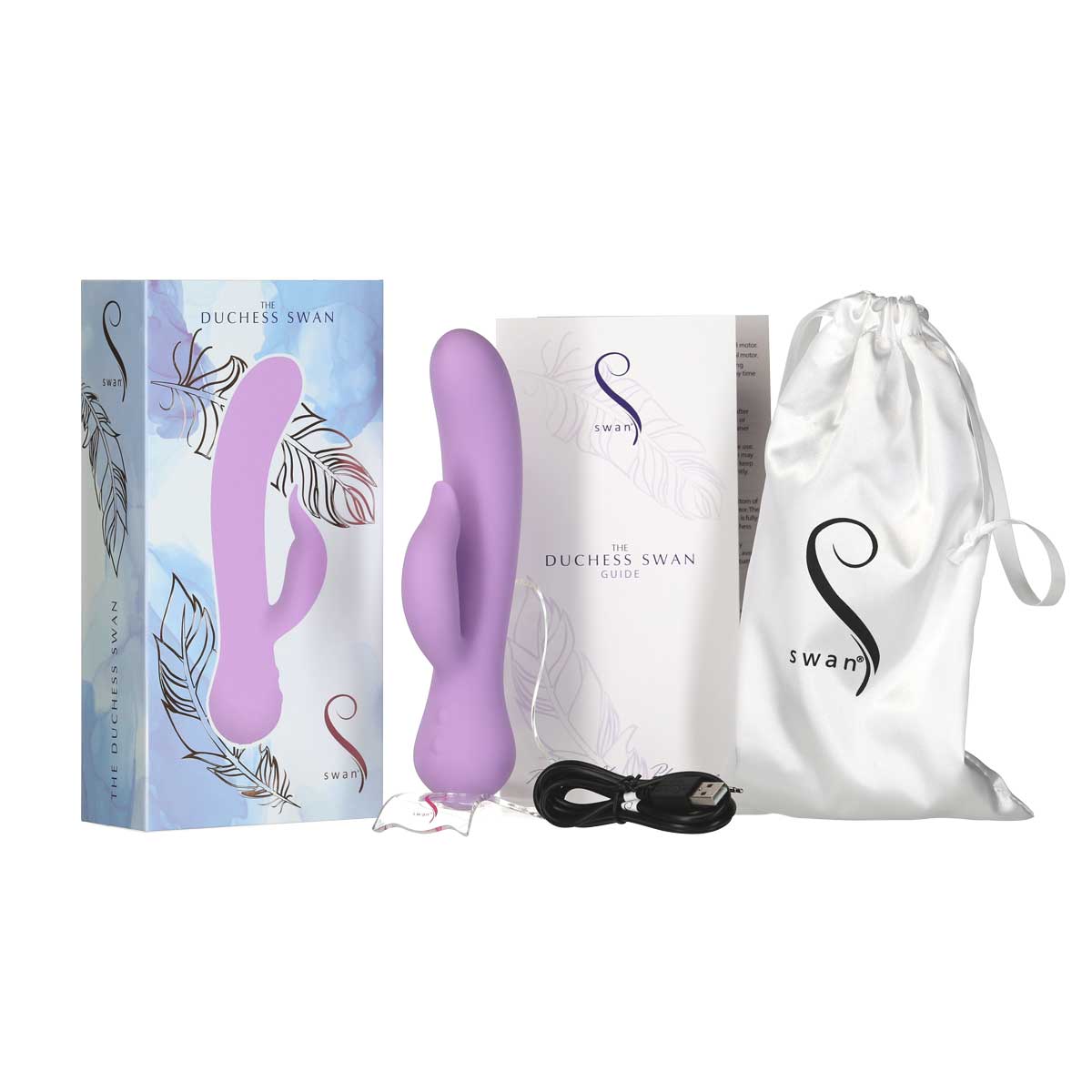 Swan® Duchess - Dual Vibrator - Rechargeable - Lilac - Swan Vibes