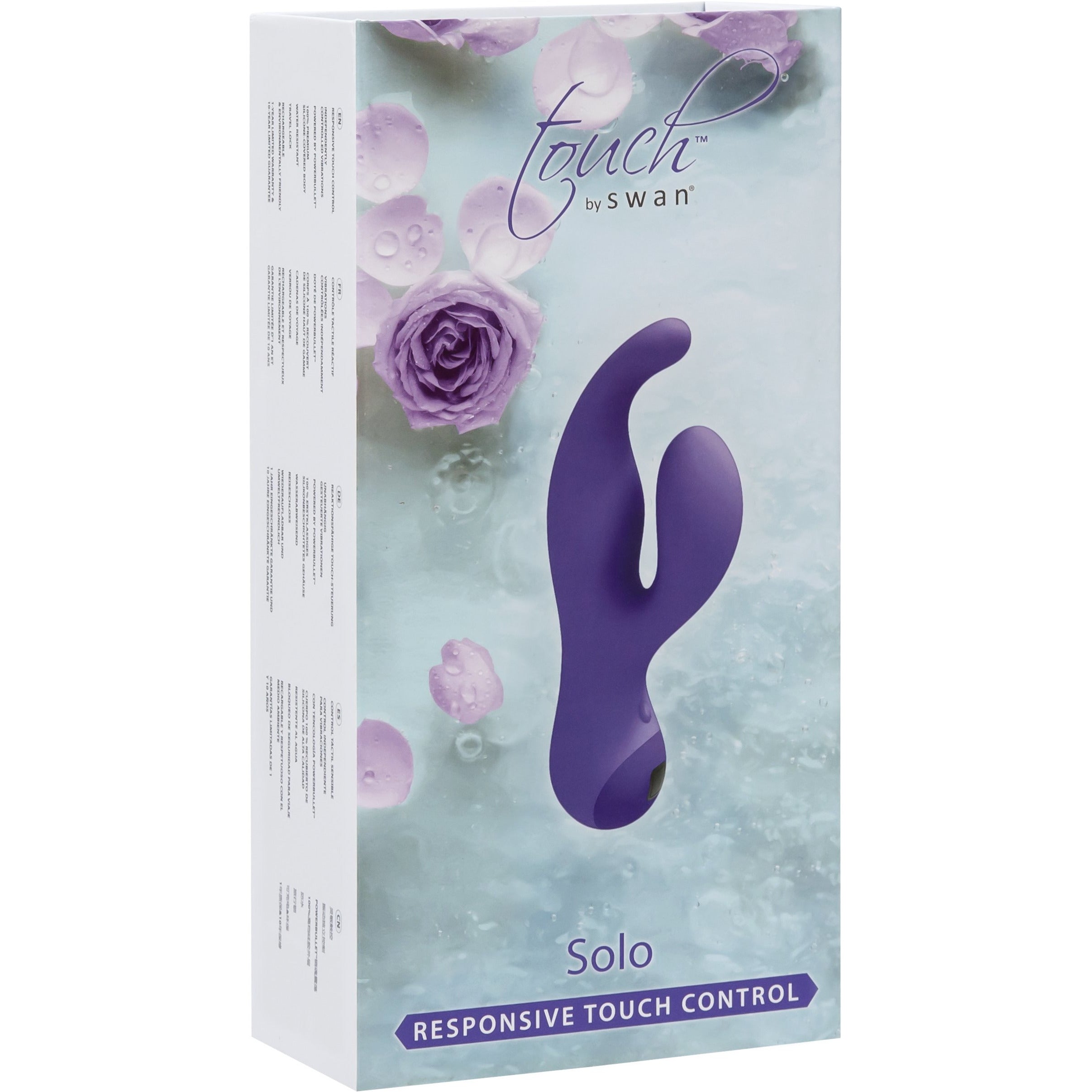 Swan Touch - Solo - Dual Vibrator - Rechargeable - Purple - Swan Vibes