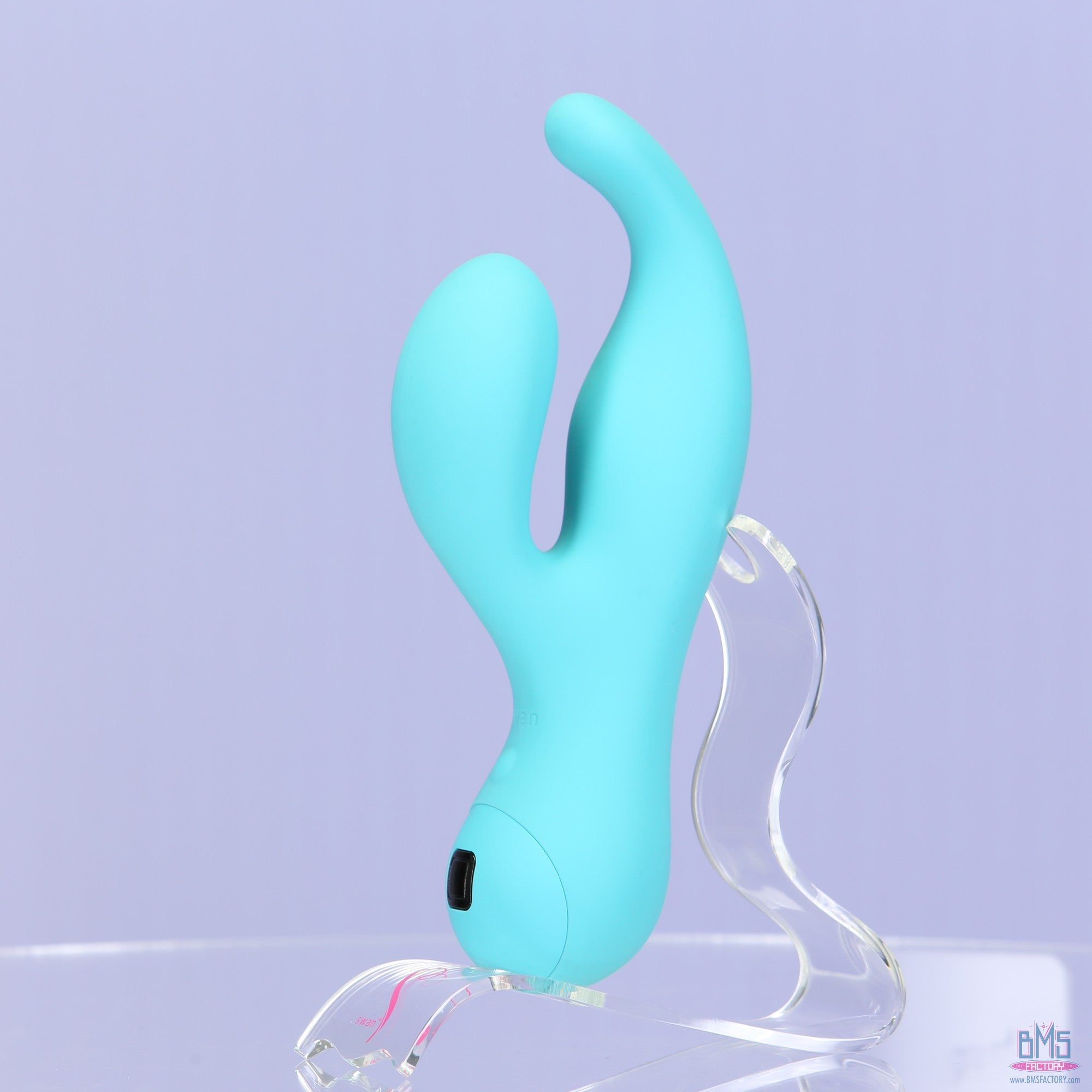 Swan Touch - Solo - Dual Vibrator - Rechargeable - Teal - Swan Vibes