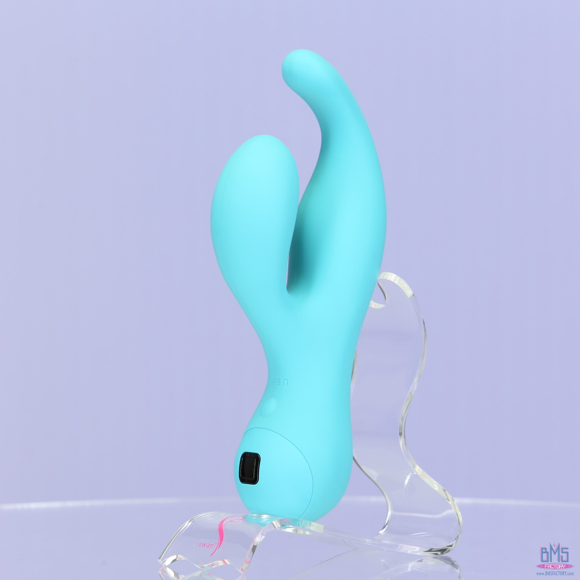 Swan Touch - Solo - Dual Vibrator - Rechargeable - Teal - Swan Vibes