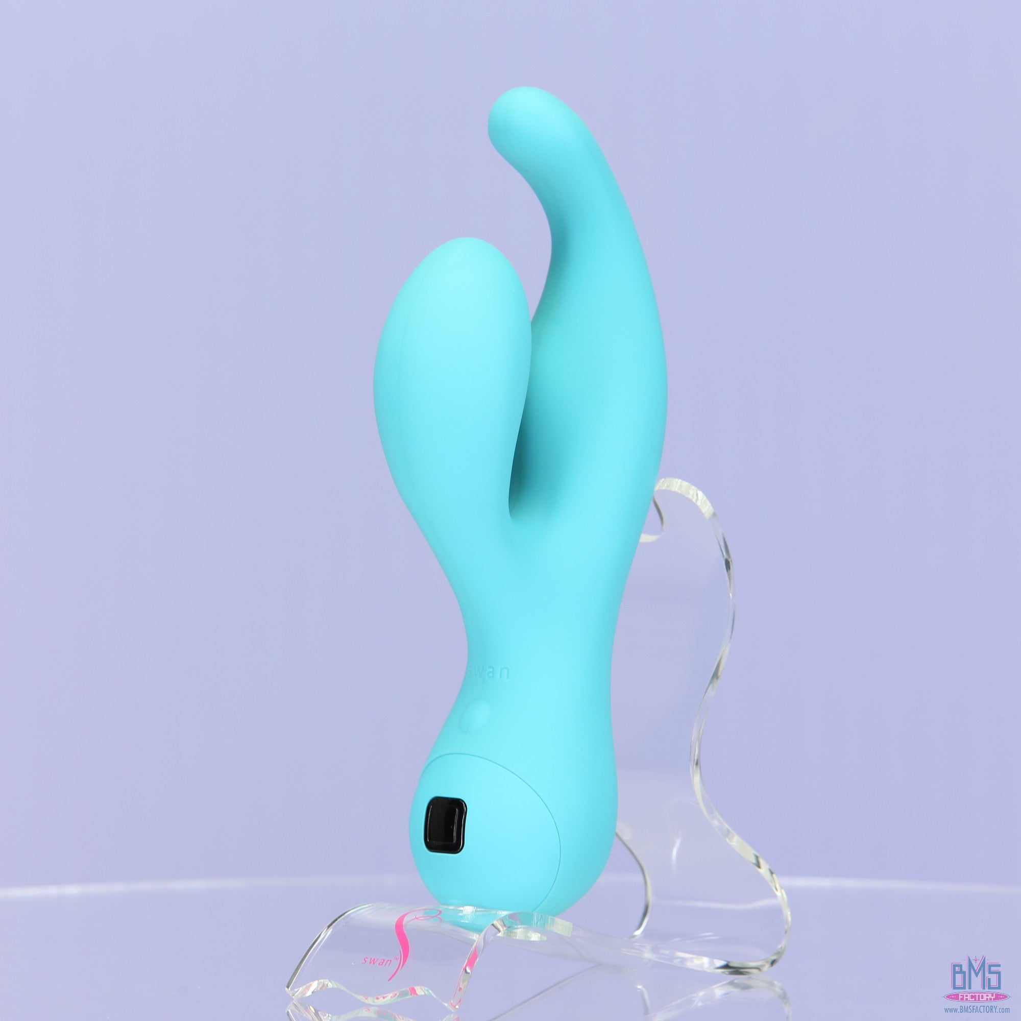 Swan Touch - Solo - Dual Vibrator - Rechargeable - Teal - Swan Vibes