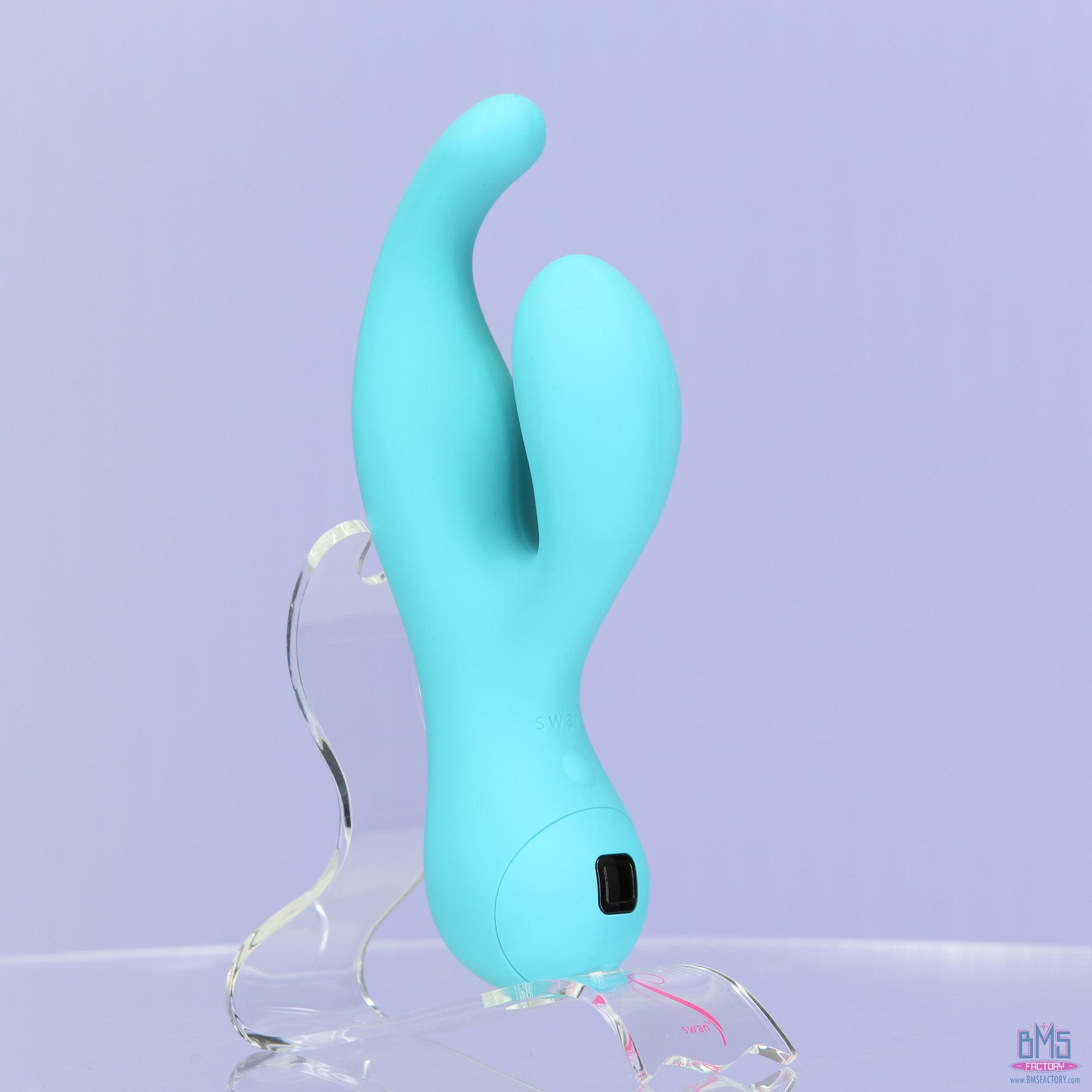 Swan Touch - Solo - Dual Vibrator - Rechargeable - Teal - Swan Vibes