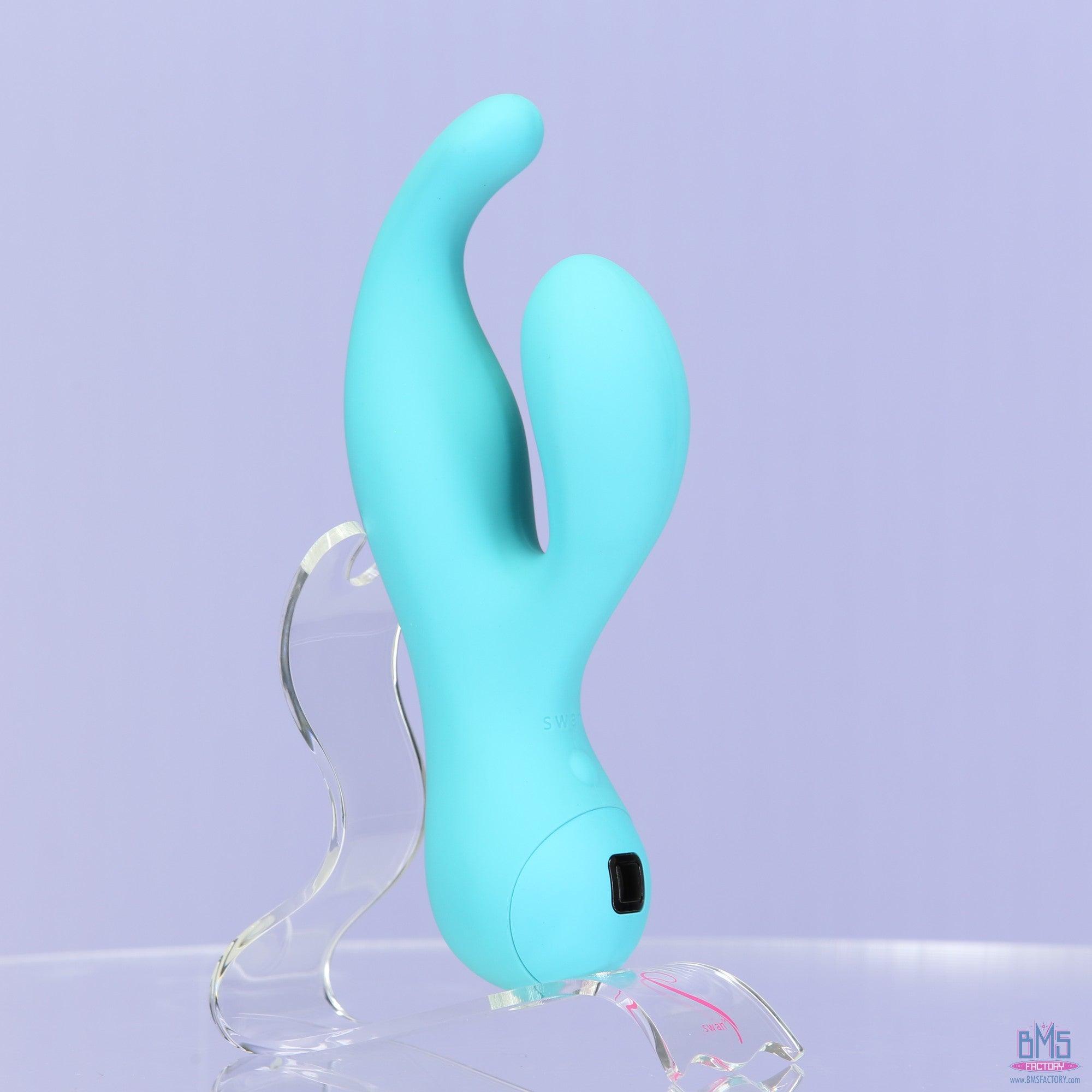 Swan Touch - Solo - Dual Vibrator - Rechargeable - Teal - Swan Vibes