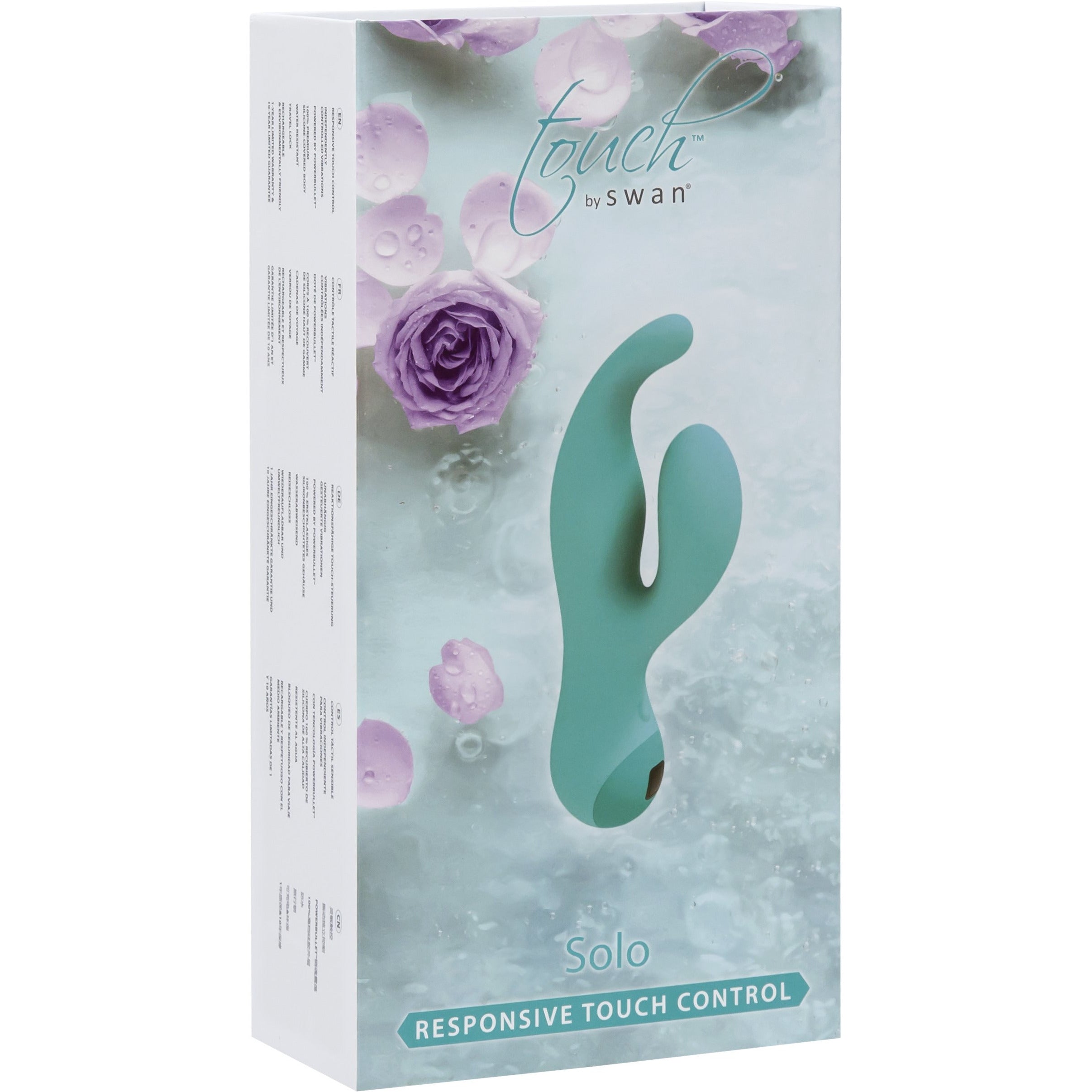 Swan Touch - Solo - Dual Vibrator - Rechargeable - Teal - Swan Vibes