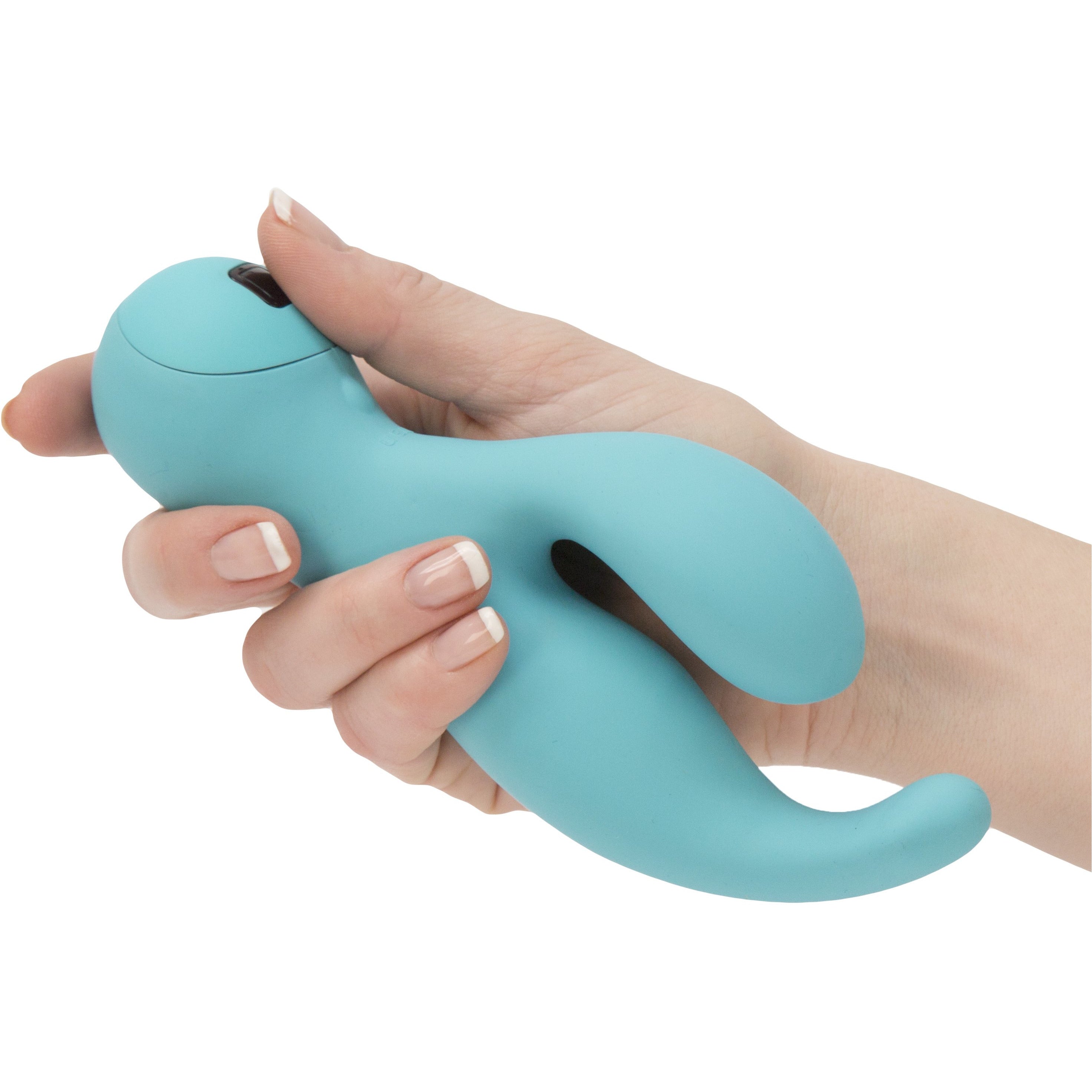 Swan Touch - Solo - Dual Vibrator - Rechargeable - Teal - Swan Vibes