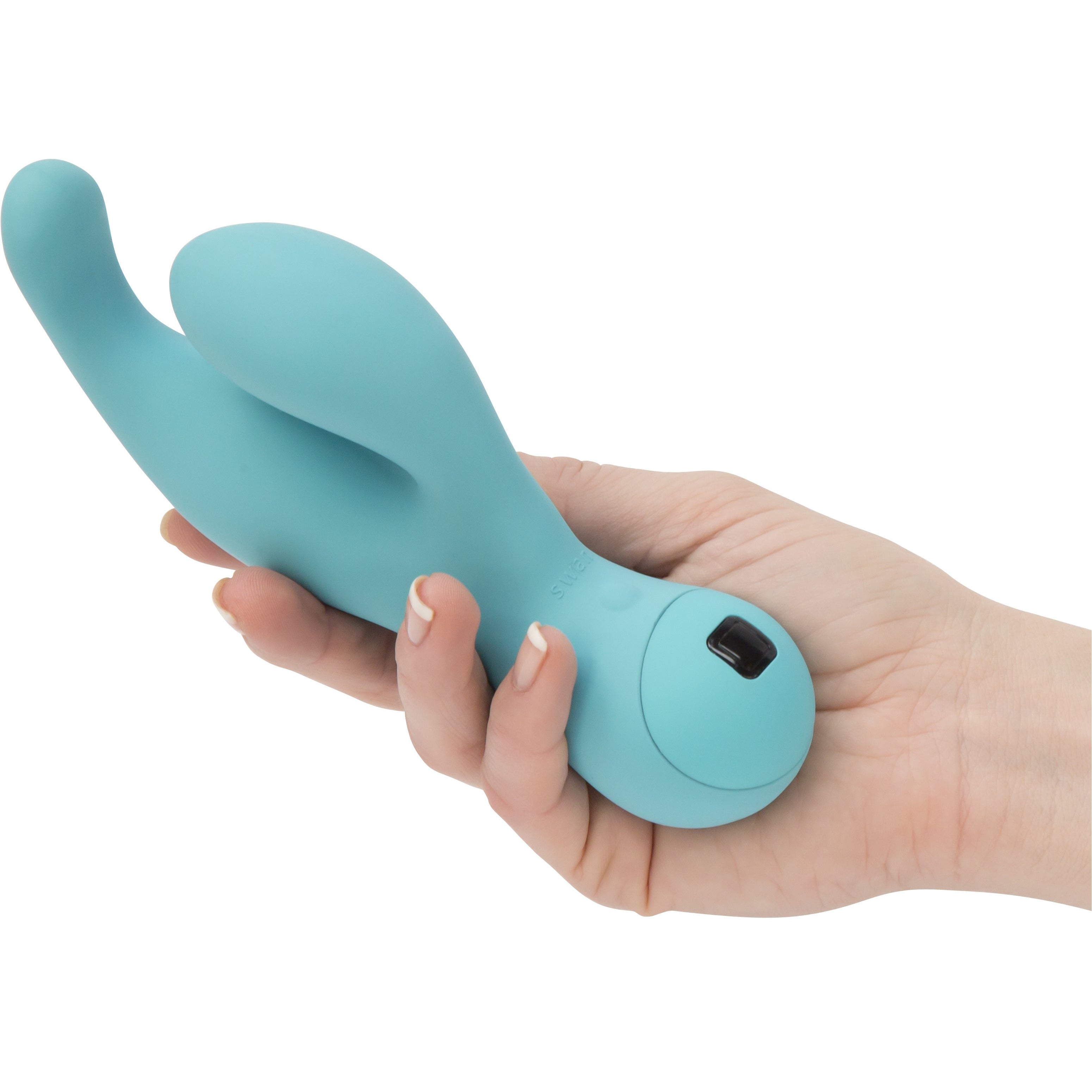 Swan Touch - Solo - Dual Vibrator - Rechargeable - Teal - Swan Vibes