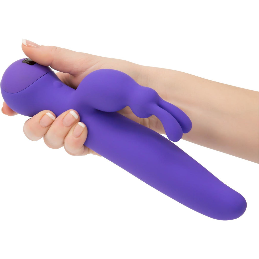 Swan Touch - Duo - Dual Rabbit Vibrator - Rechargeable - Purple - Swan Vibes