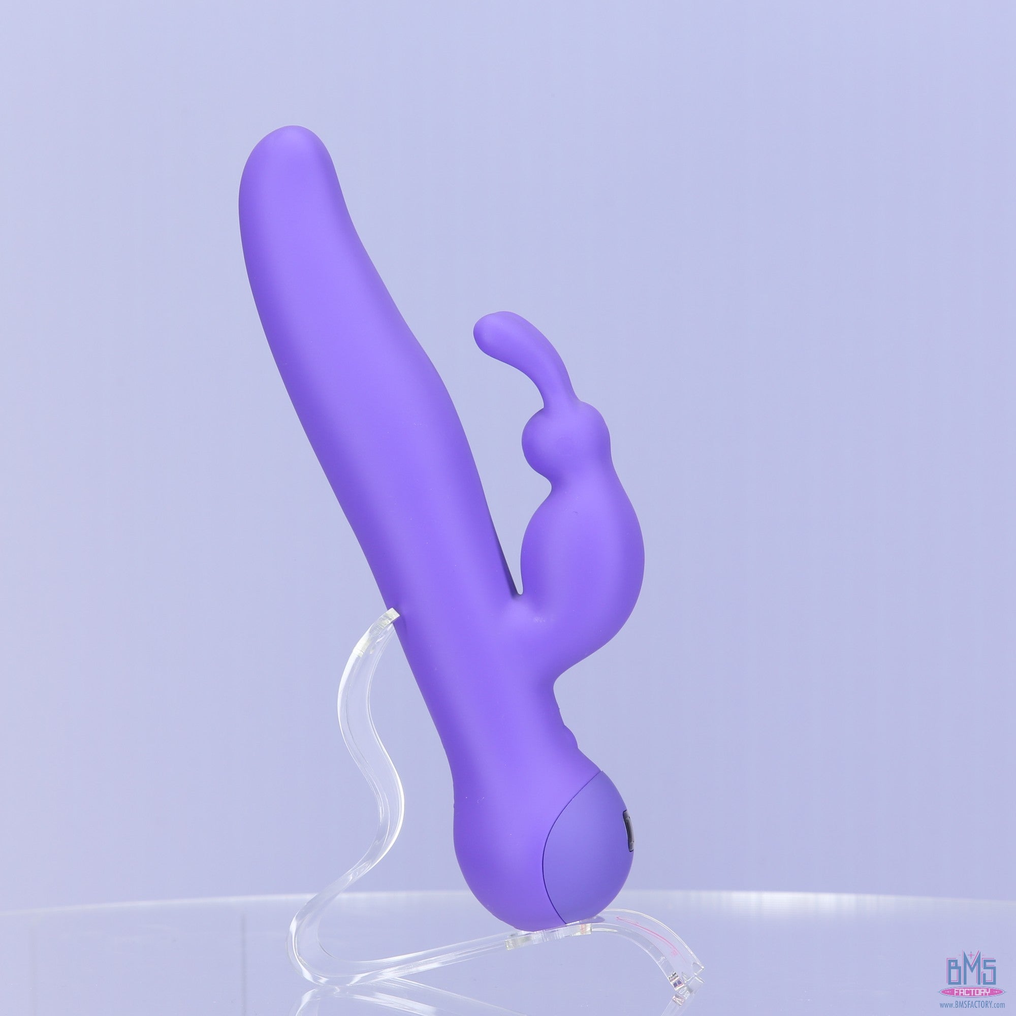 Swan Touch - Duo - Dual Rabbit Vibrator - Rechargeable - Purple - Swan Vibes