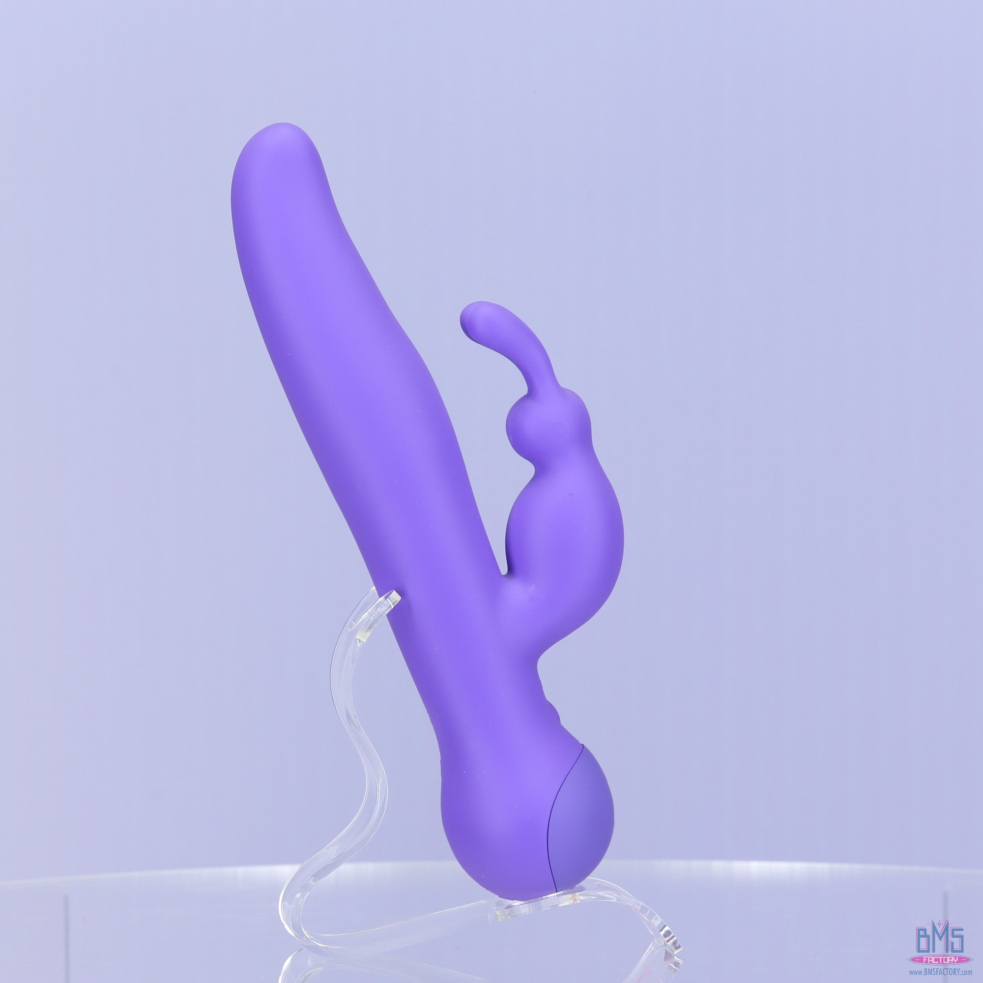 Swan Touch - Duo - Dual Rabbit Vibrator - Rechargeable - Purple - Swan Vibes