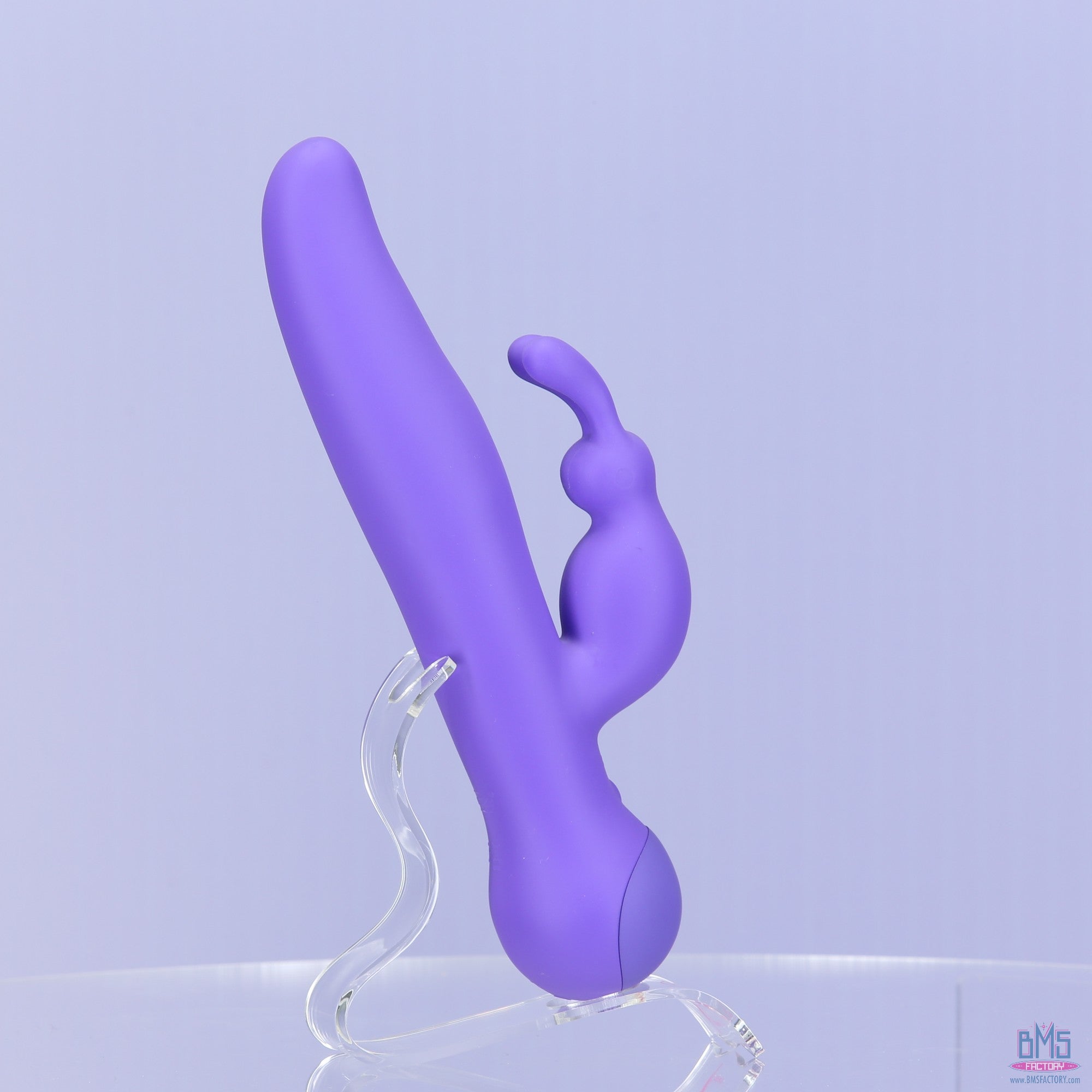 Swan Touch - Duo - Dual Rabbit Vibrator - Rechargeable - Purple - Swan Vibes
