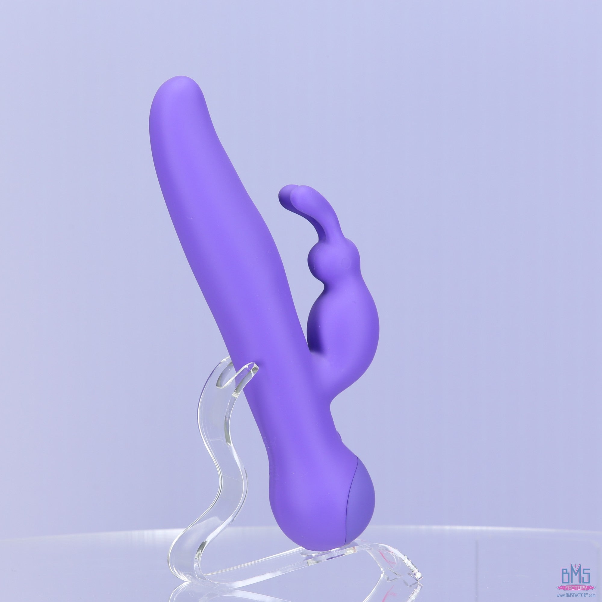 Swan Touch - Duo - Dual Rabbit Vibrator - Rechargeable - Purple - Swan Vibes
