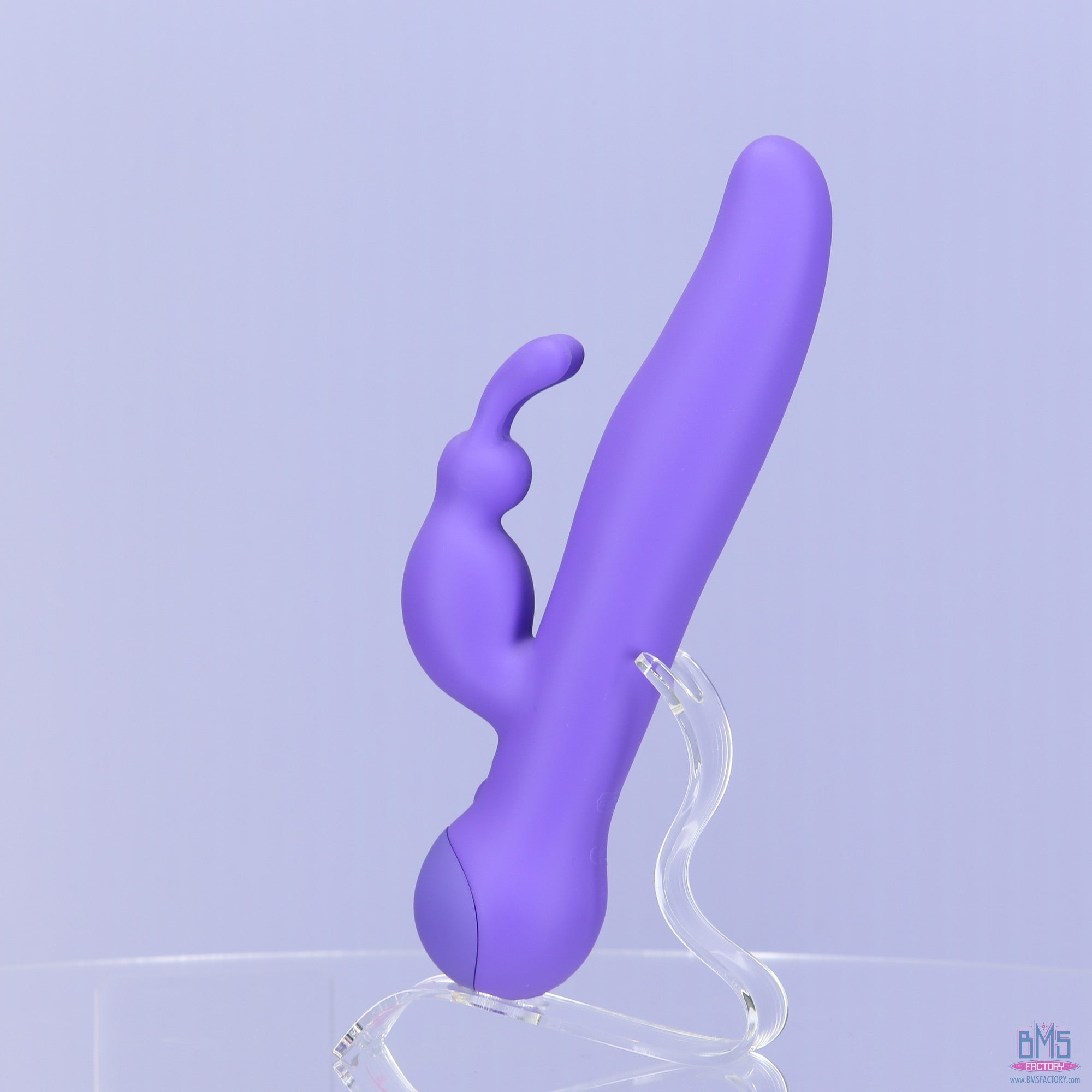 Swan Touch - Duo - Dual Rabbit Vibrator - Rechargeable - Purple - Swan Vibes