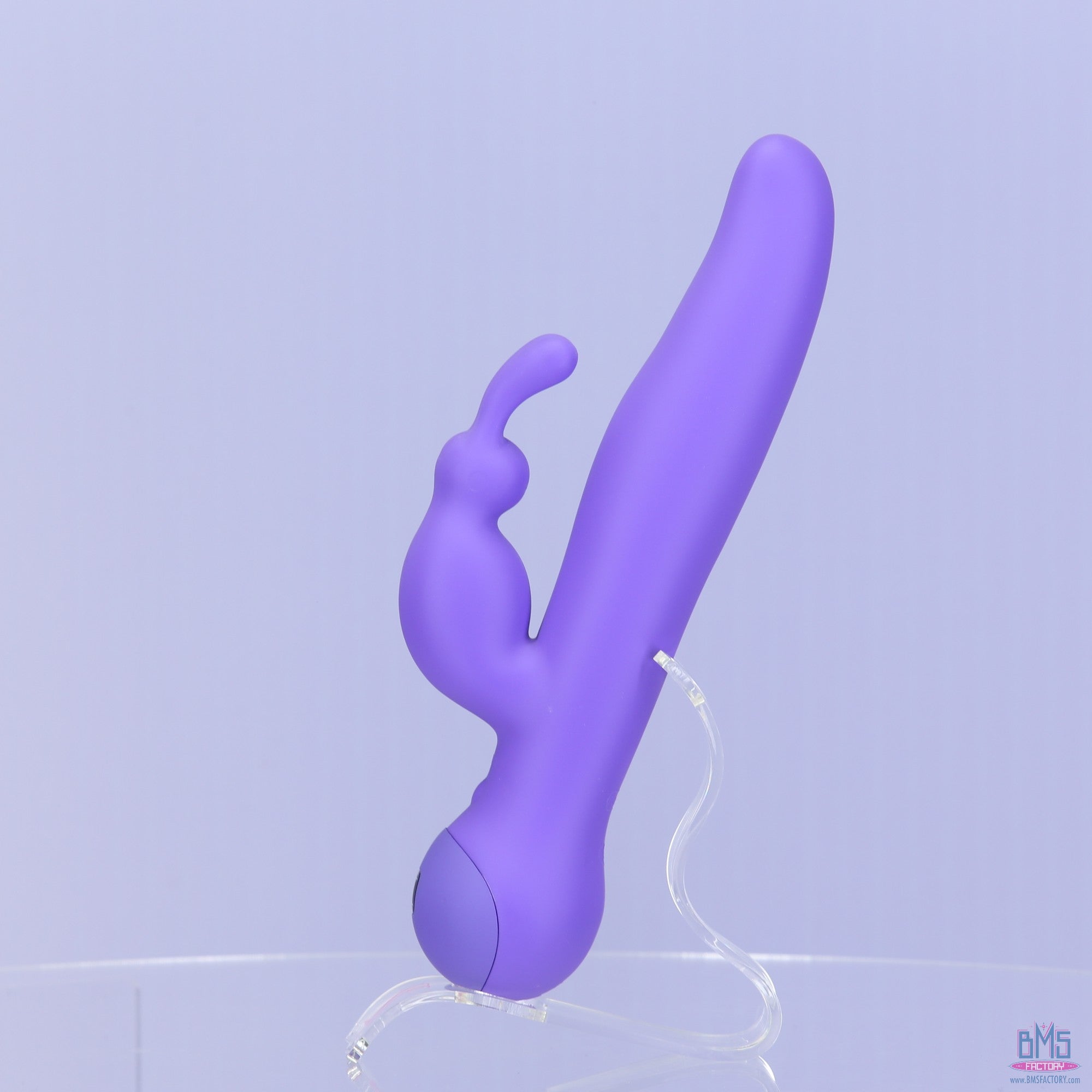Swan Touch - Duo - Dual Rabbit Vibrator - Rechargeable - Purple - Swan Vibes