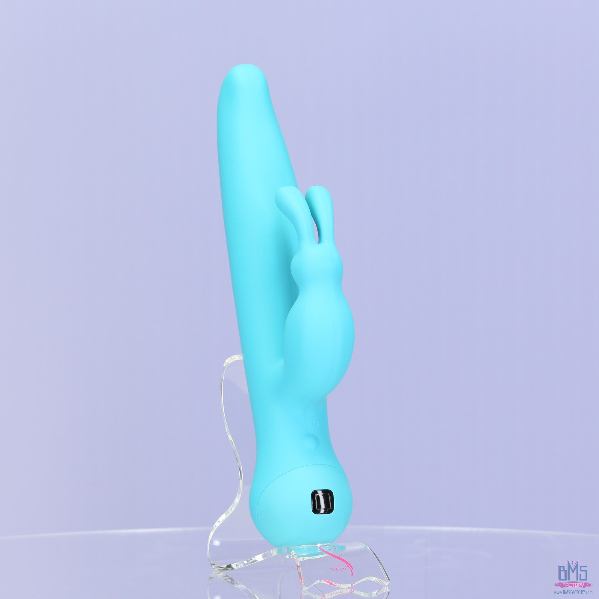 Swan Touch – Duo – Dual Rabbit Vibrator – Rechargeable - Teal - Swan Vibes
