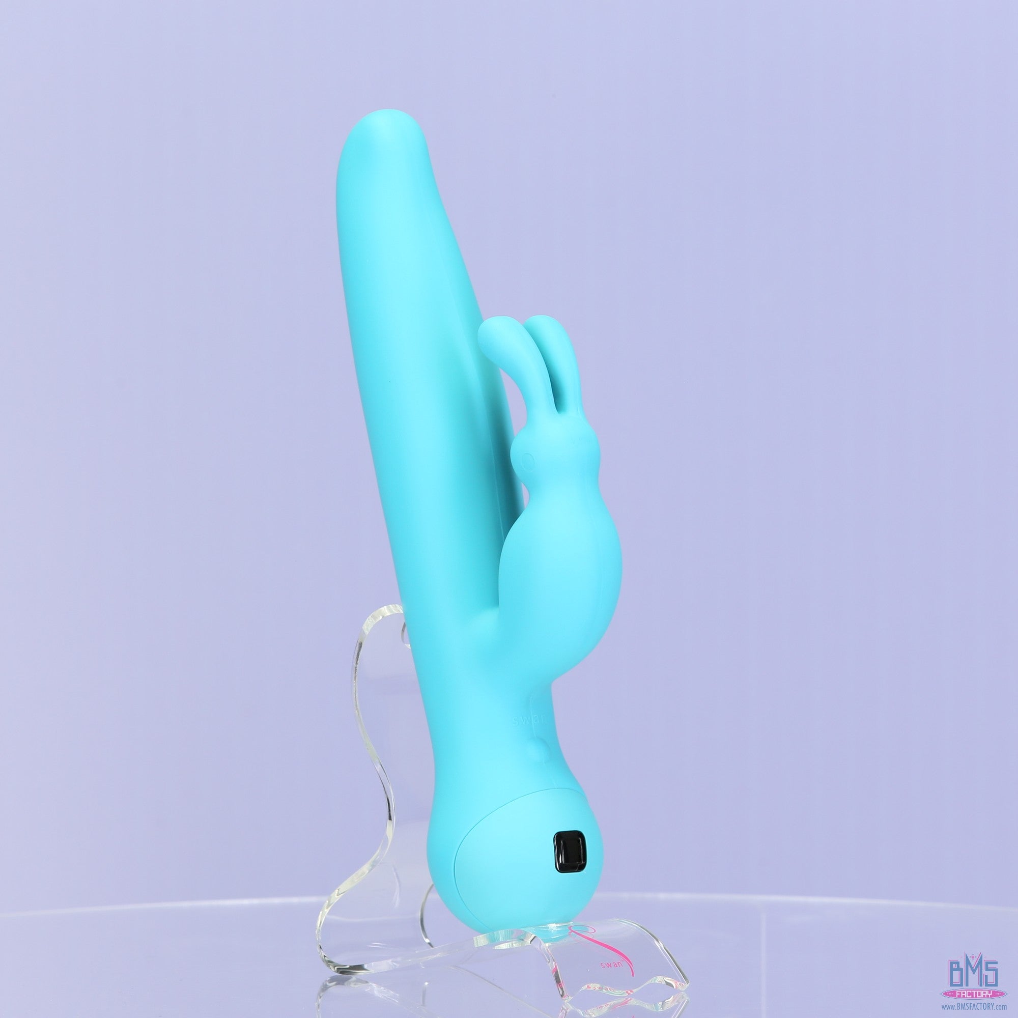 Swan Touch – Duo – Dual Rabbit Vibrator – Rechargeable - Teal - Swan Vibes