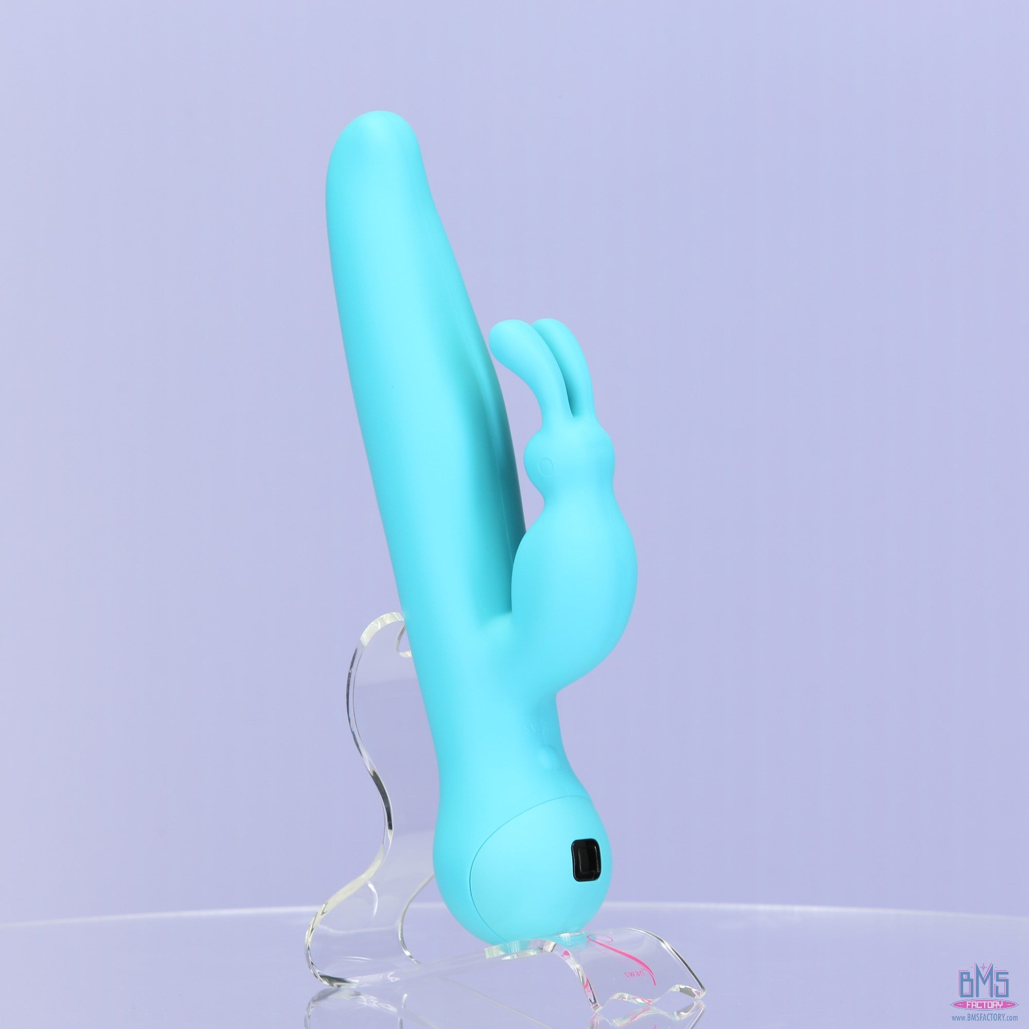 Swan Touch – Duo – Dual Rabbit Vibrator – Rechargeable - Teal - Swan Vibes