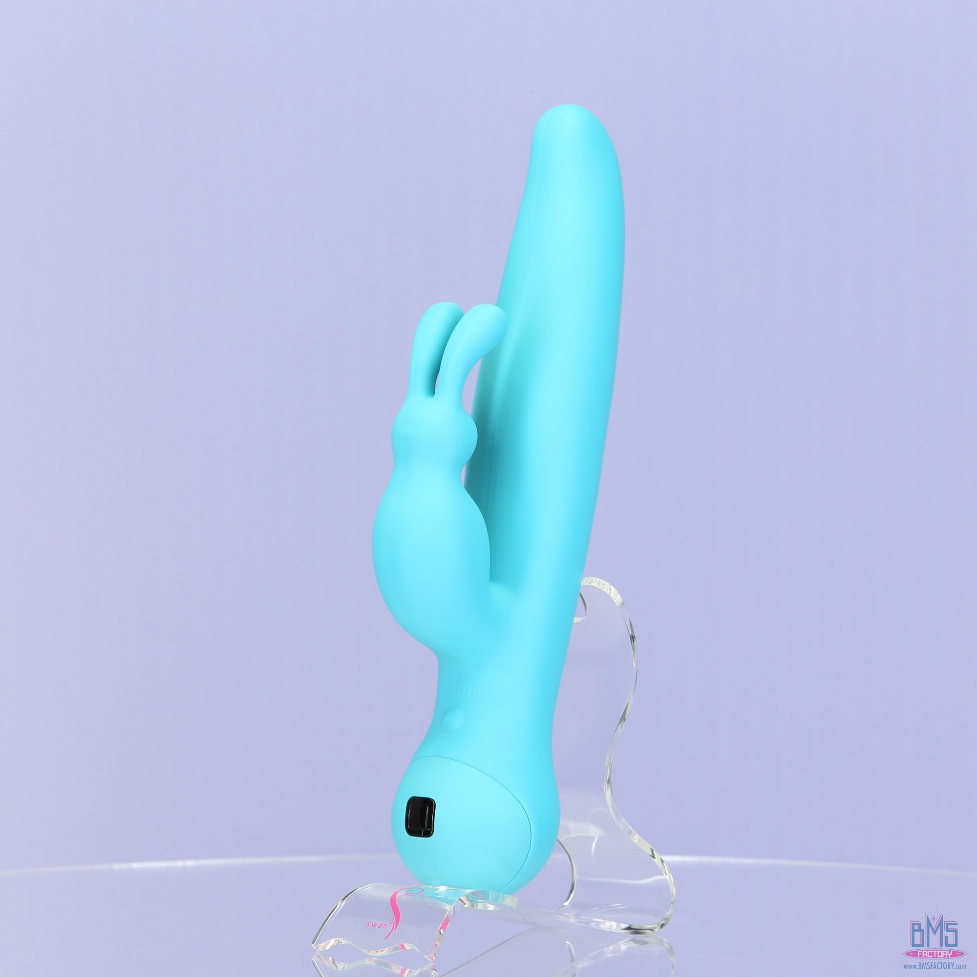 Swan Touch – Duo – Dual Rabbit Vibrator – Rechargeable - Teal - Swan Vibes