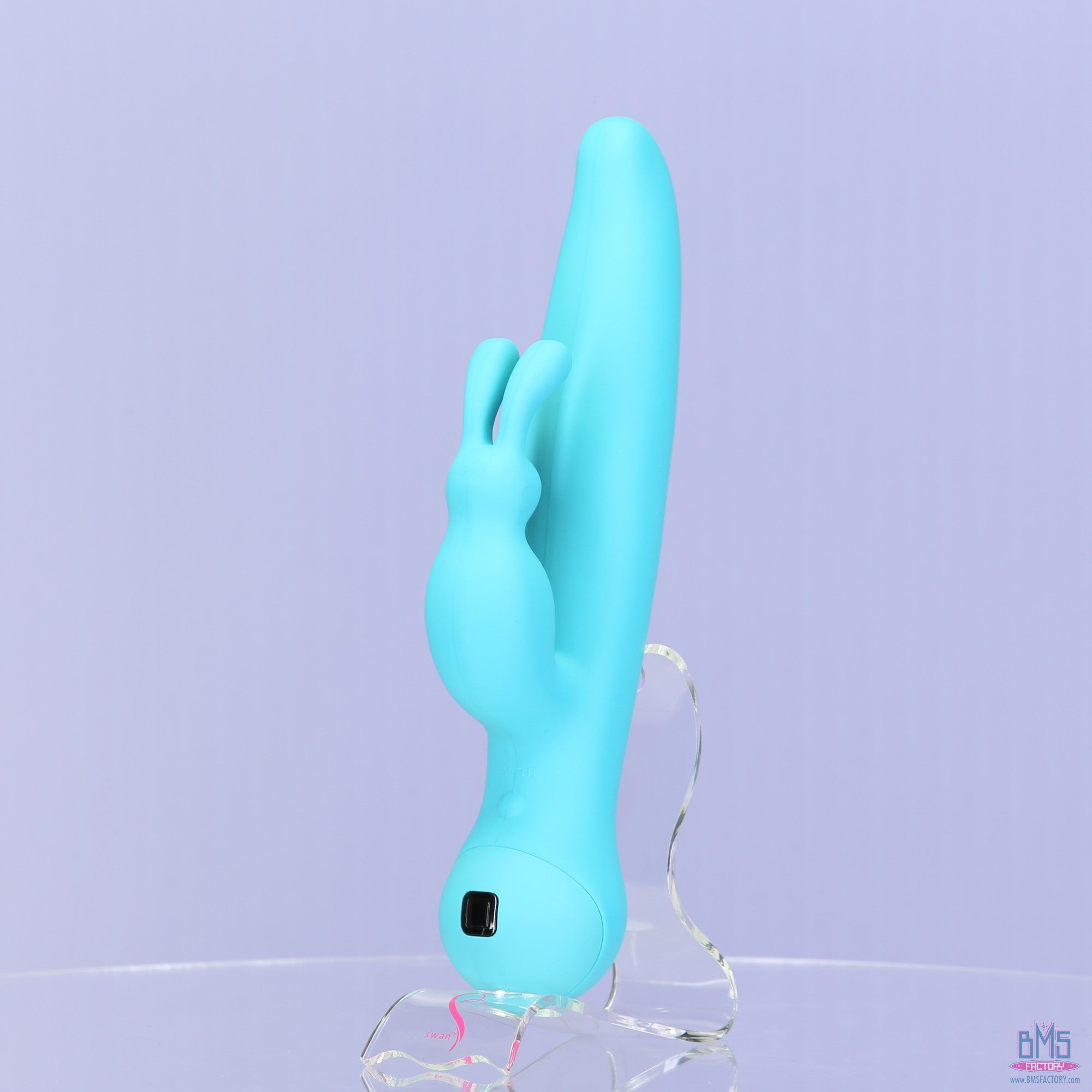 Swan Touch – Duo – Dual Rabbit Vibrator – Rechargeable - Teal - Swan Vibes