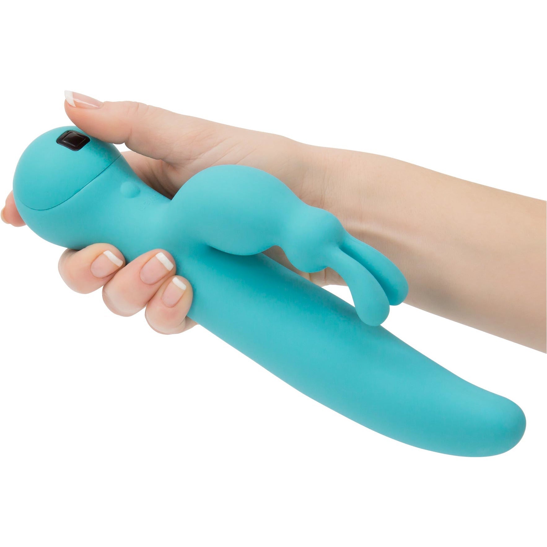 Swan Touch – Duo – Dual Rabbit Vibrator – Rechargeable - Teal - Swan Vibes