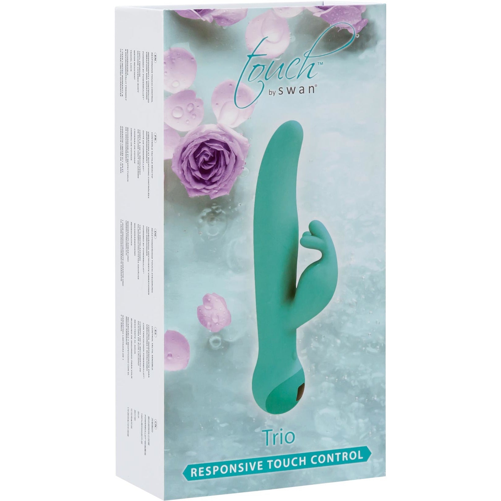 Swan Touch - Trio - Rabbit Vibrator - Rechargeable - Teal - Swan Vibes