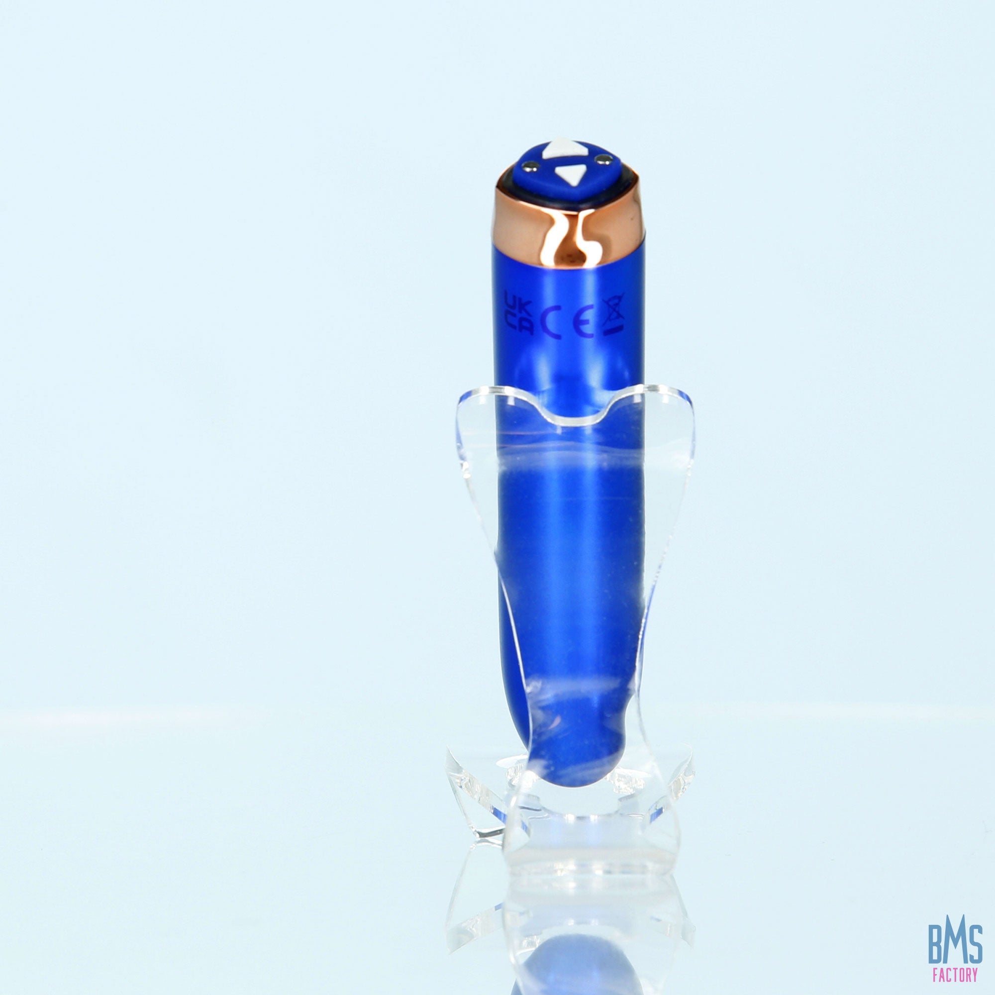 Swan® - Maximum Bullet Vibrator + Silicone Comfy Cuff – Blue - Swan Vibes